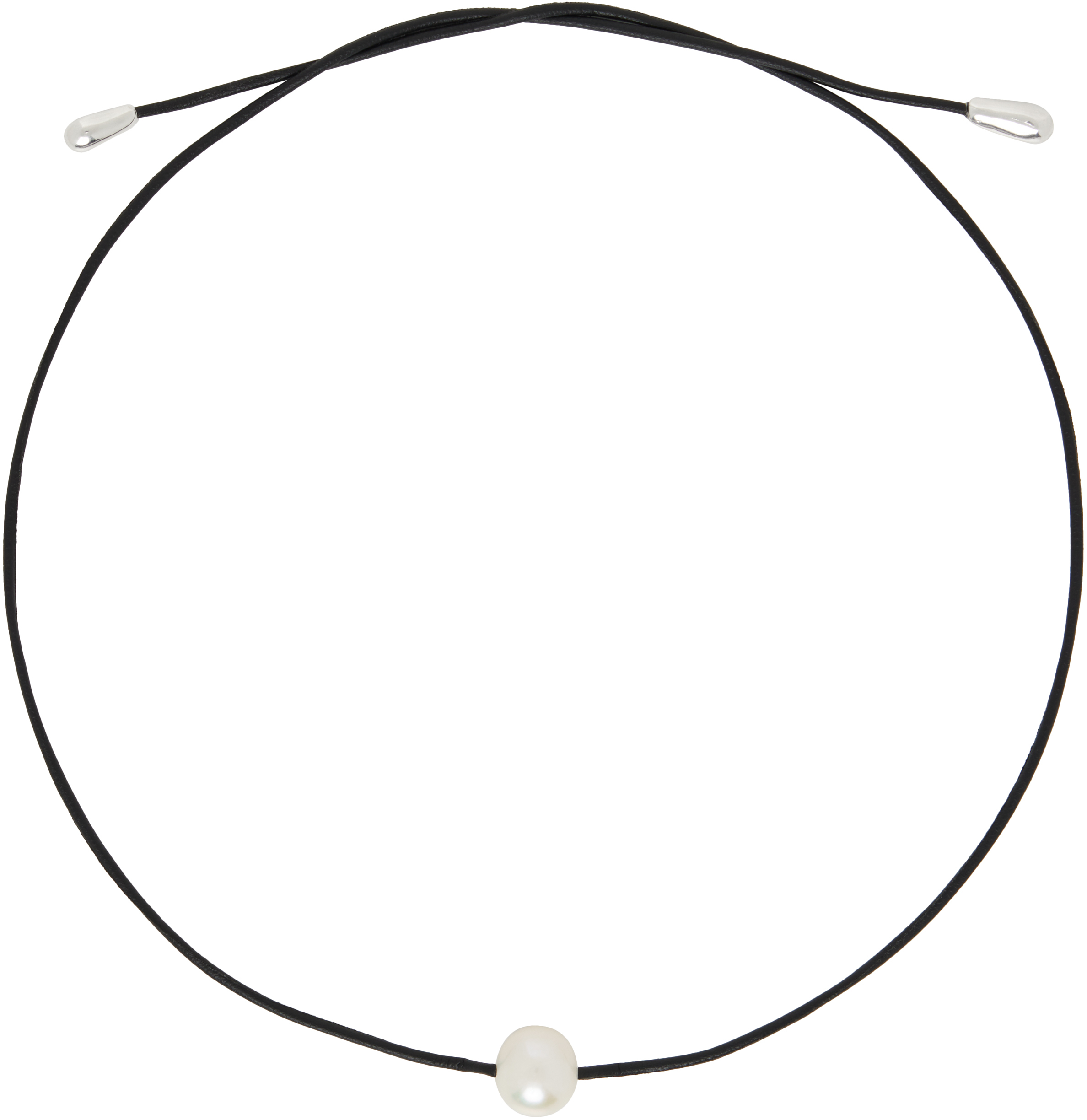 Black Circe Pearl Choker