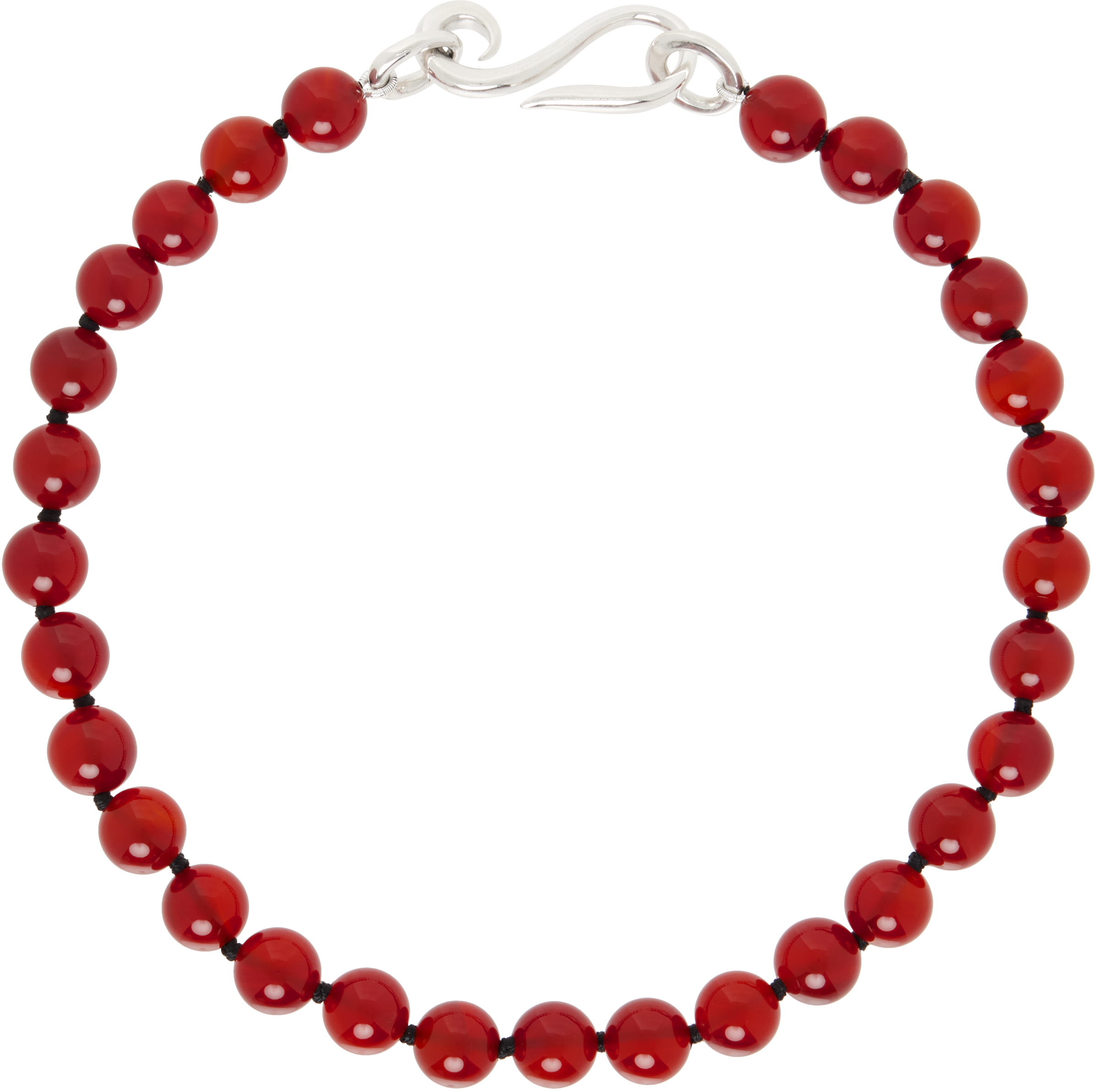 Red Deco Collar Carnelian Necklace