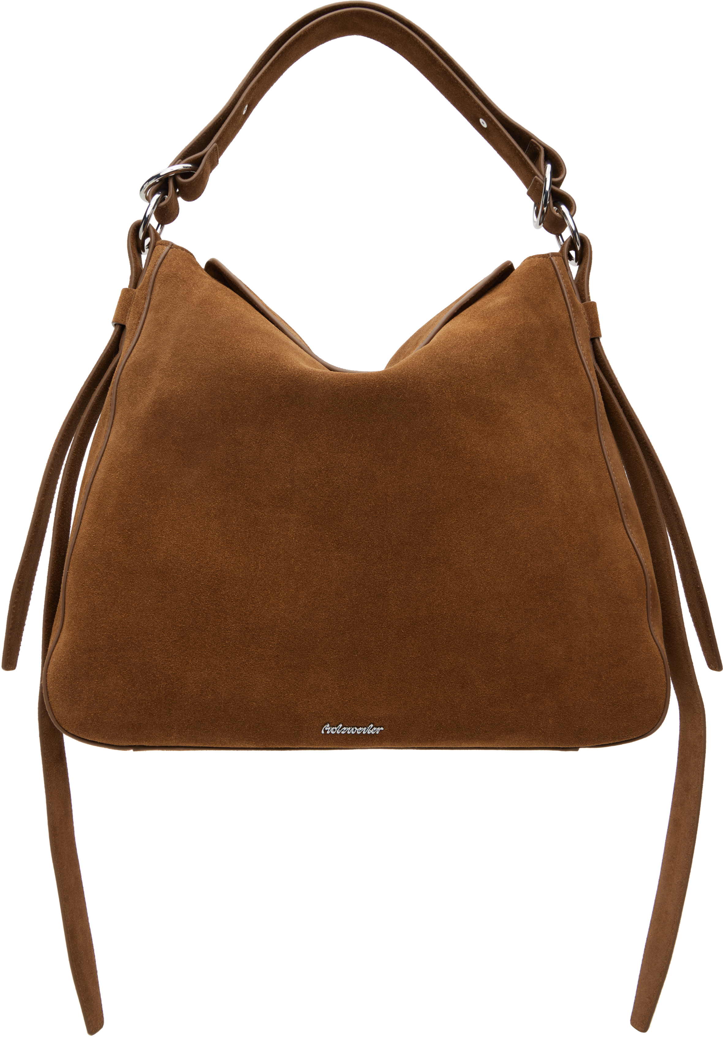 Brown Bud Slouchy Suede Bag