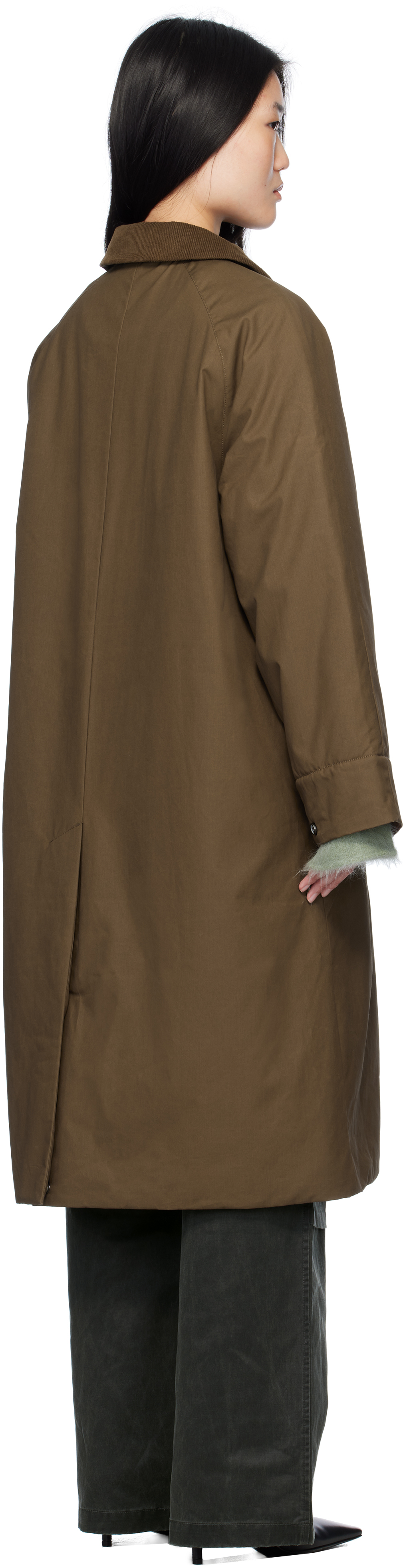 Holzweiler Brown Debbie Oil Coat In 1105 Dk. Brown