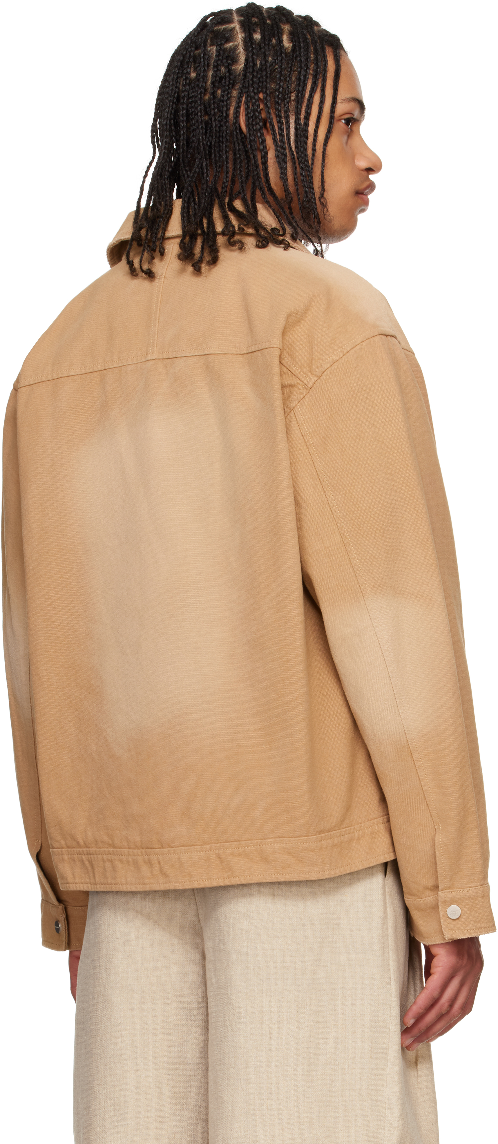 Holzweiler Tan Mildew Jacket In Lt. Brown 1103