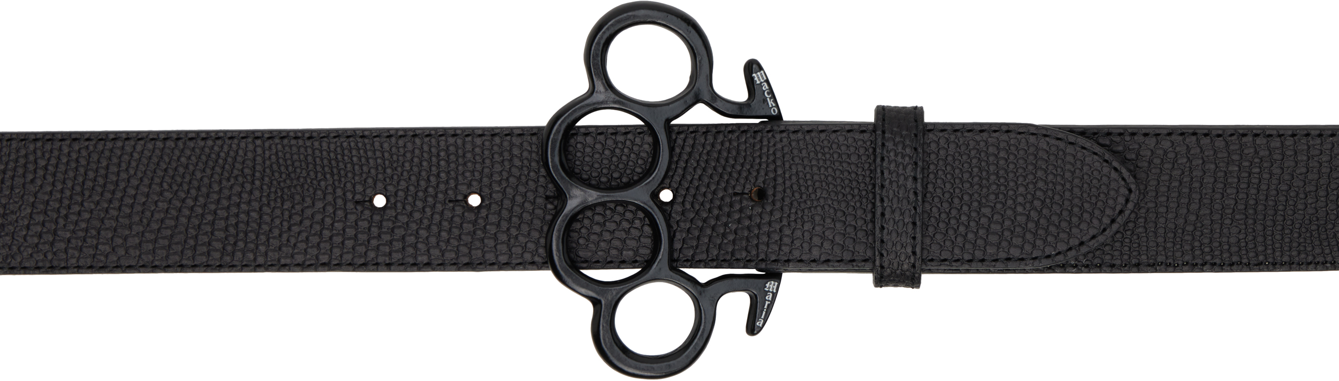 Black Johnny Leather Belt