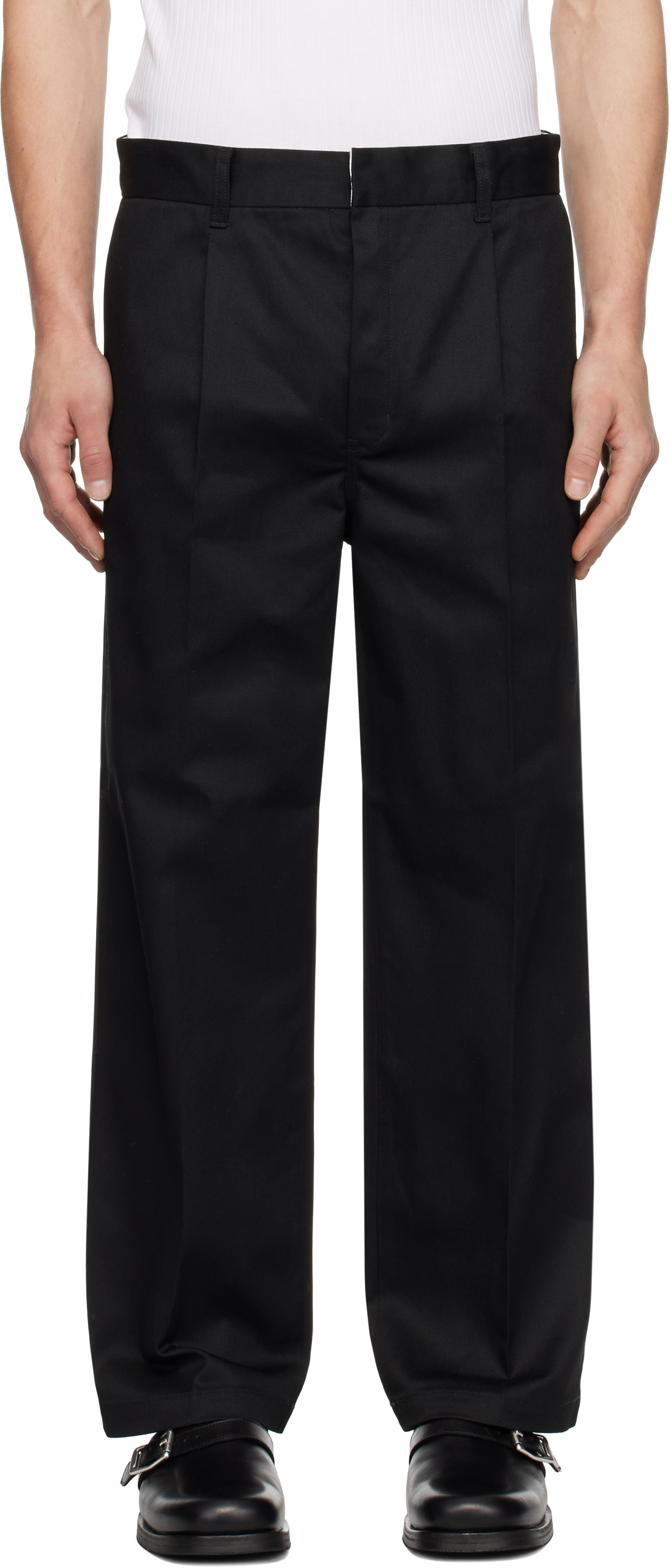 Black Dickies Edition Pleated Trousers