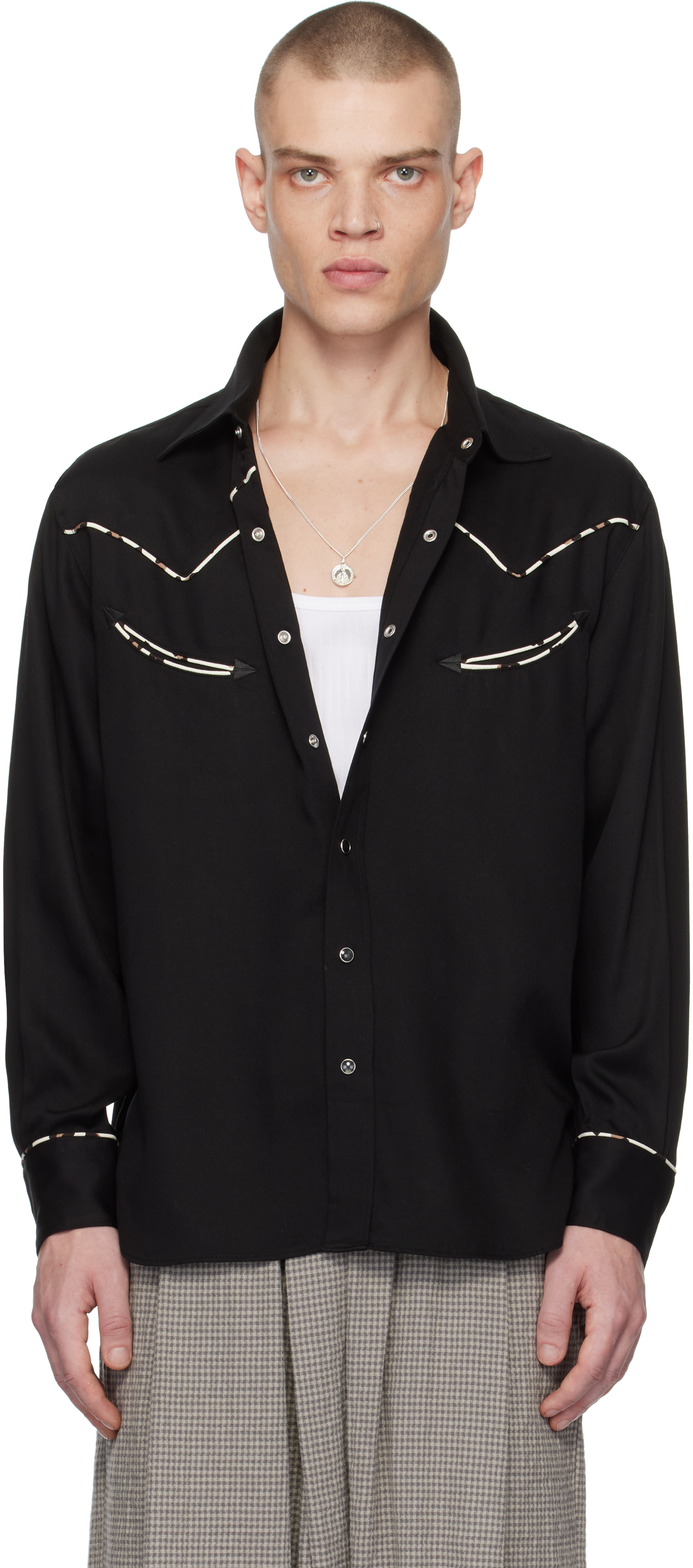 Black Western Shirt