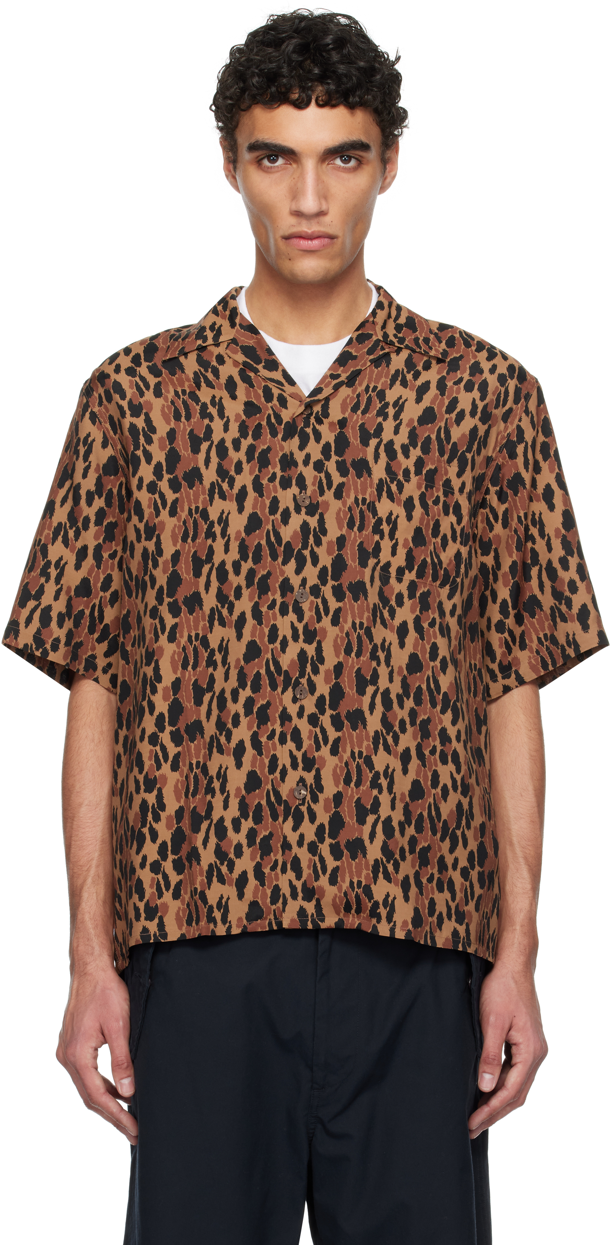 Brown Leopard Shirt