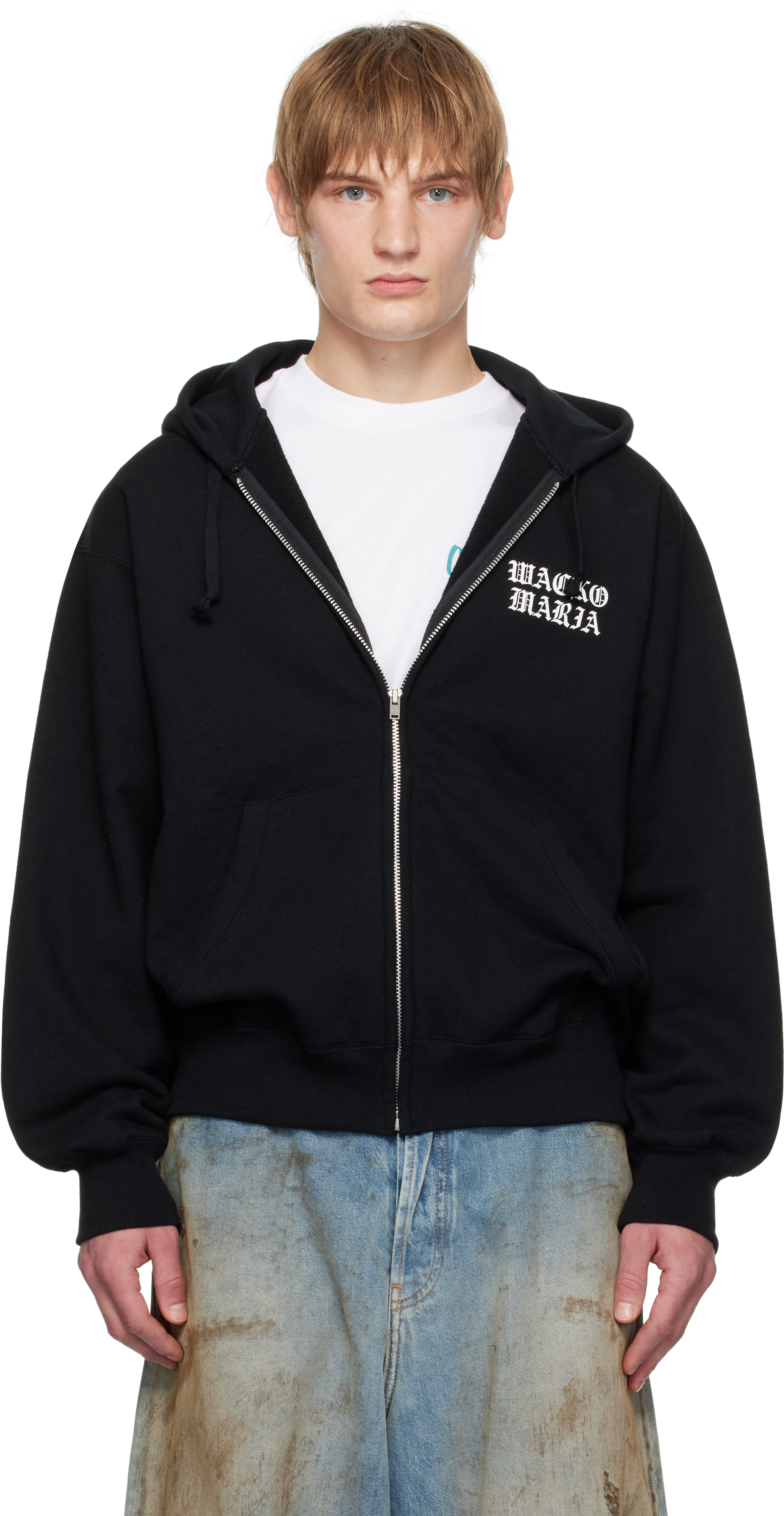 Black Full Zip Hoodie