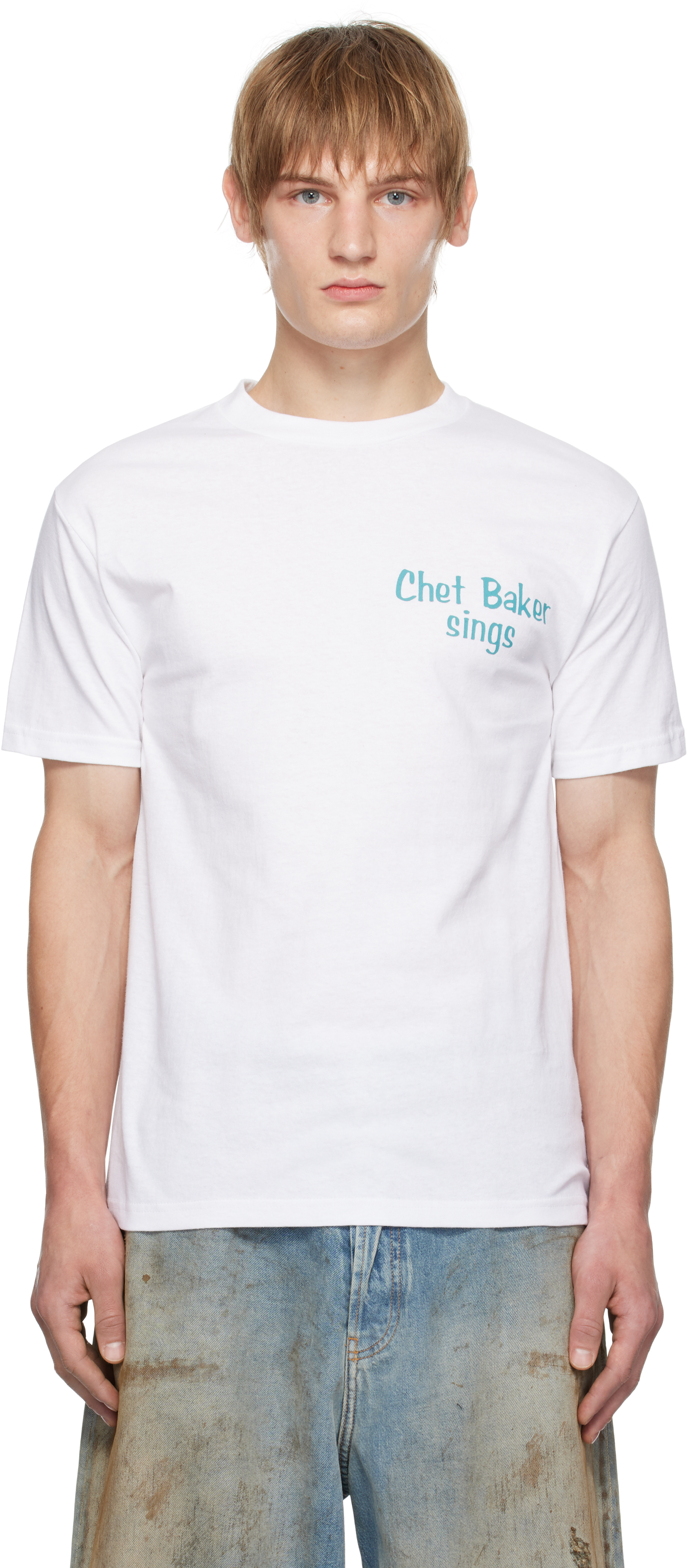 White 'Chet Baker' T-shirt