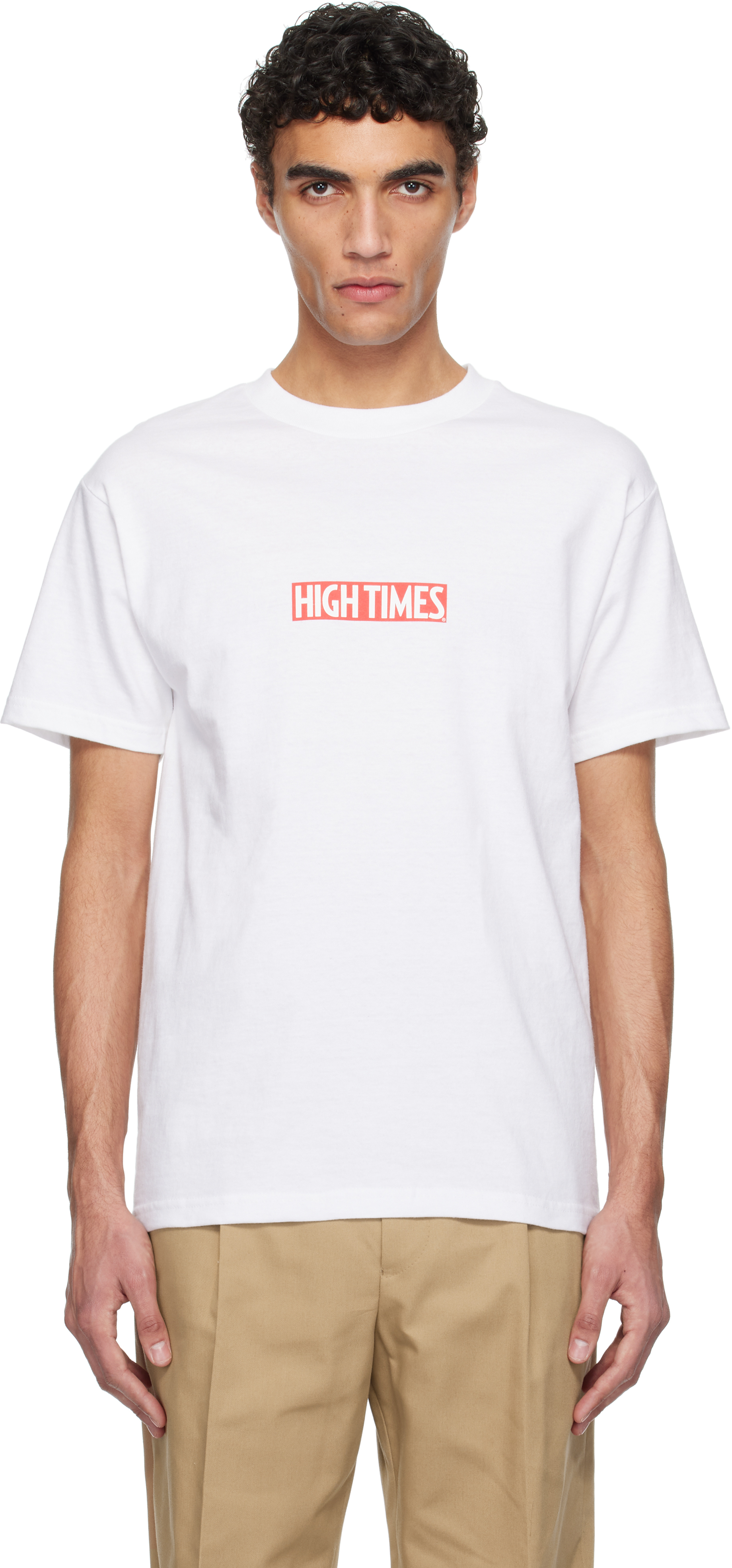 White High Times Edition Crew Neck T-Shirt