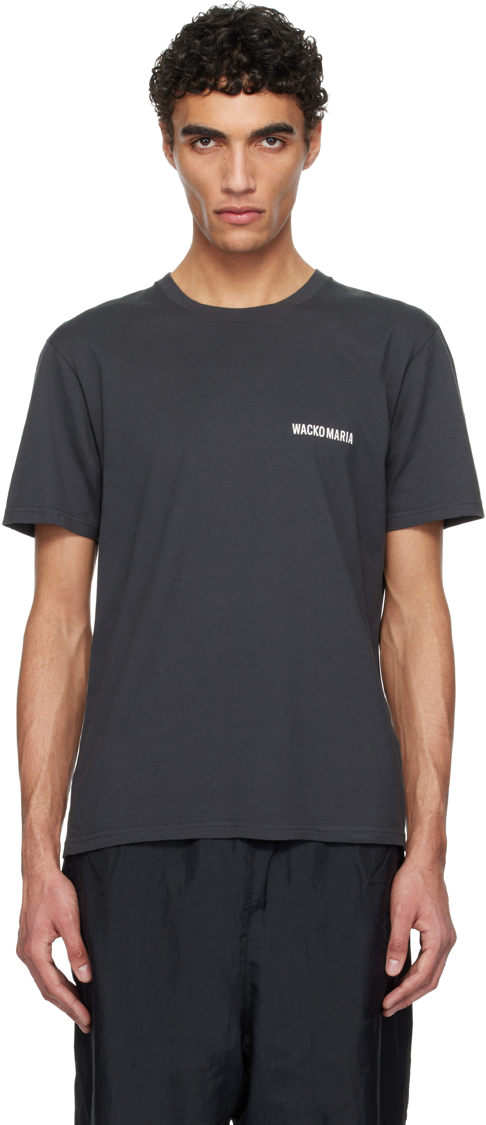 WACKO MARIA: グレー Standard クルーネックTシャツ | SSENSE 日本