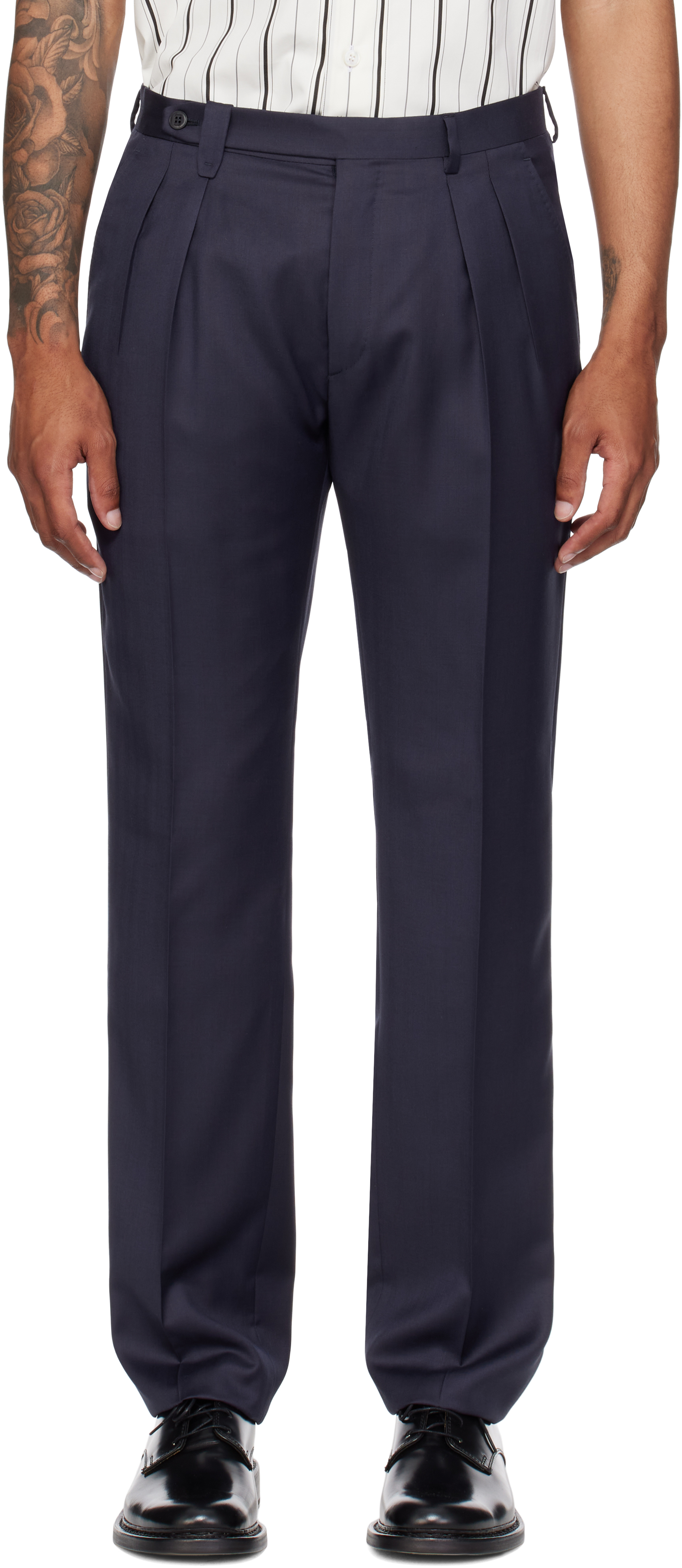 Navy Elba Trousers