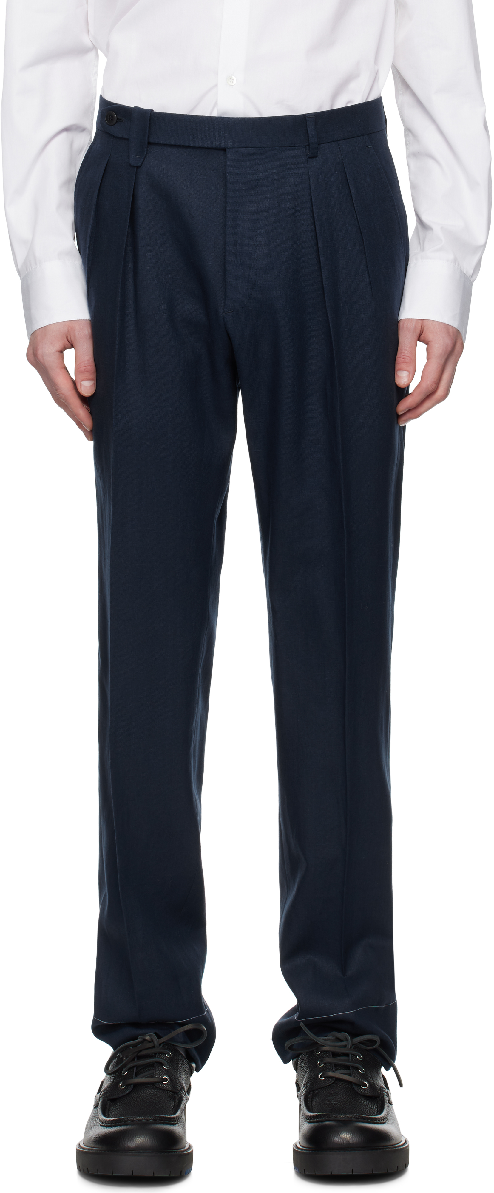 Navy Elba Trousers