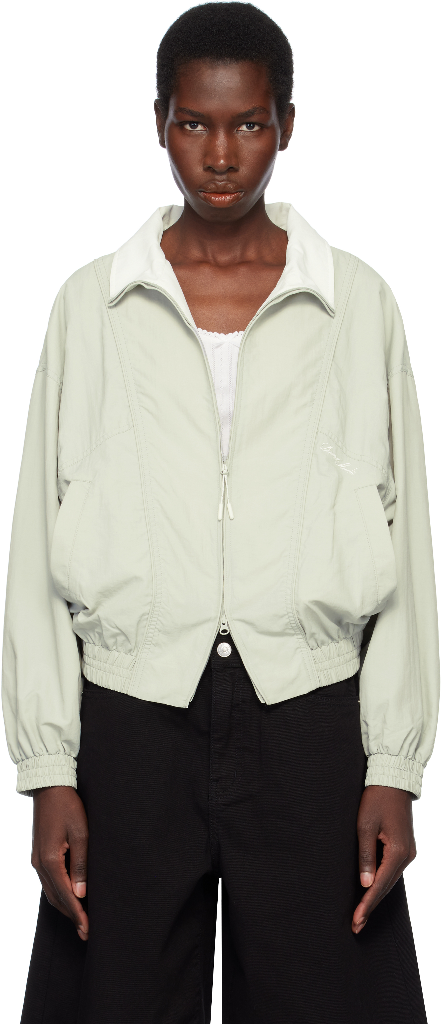 DUNST KHAKI BLOCKING WIND BREAKER JACKET