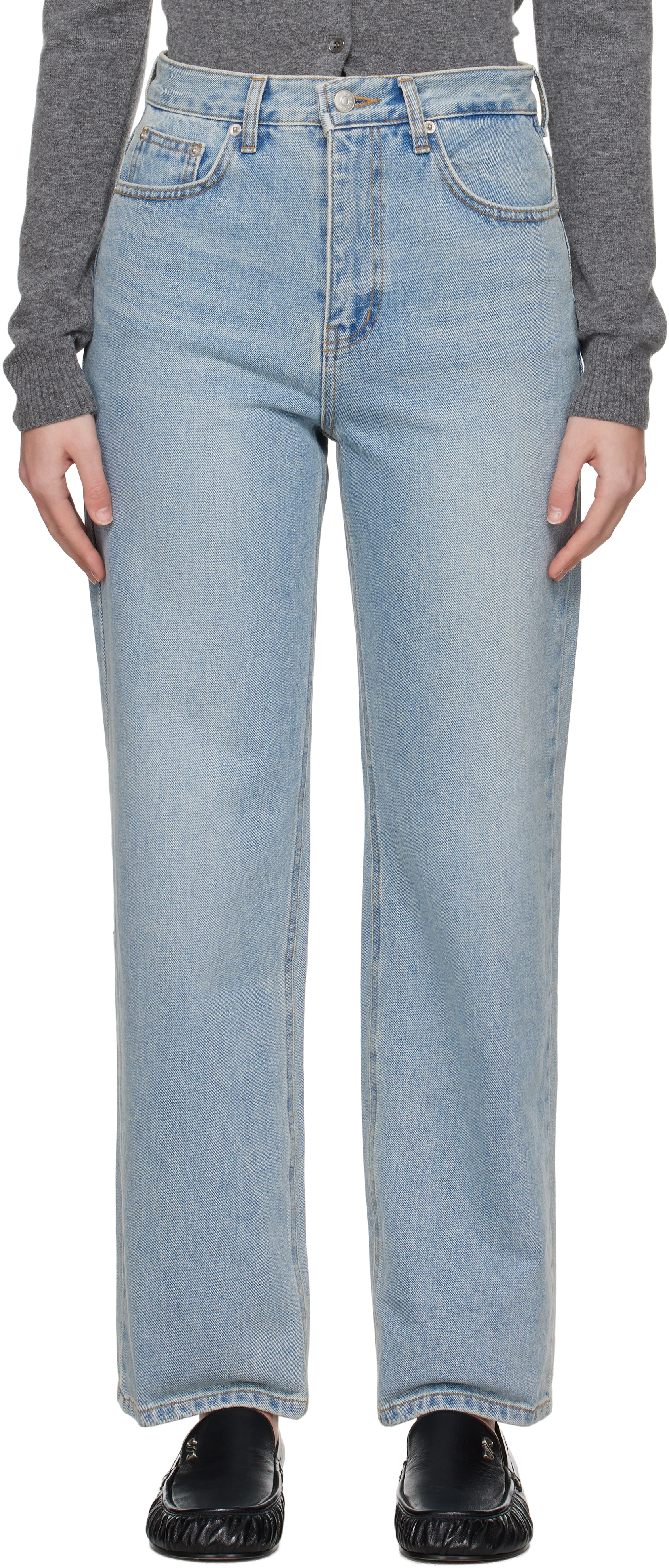 パンツ ^Dunst^ ESSENTIAL STRAIGHT JEANS LIGHT BLUE UDPA4C204B1 MUSINSA | DUNST FOR WOMEN RELAXED STRAIGHT JEANS LIGHT