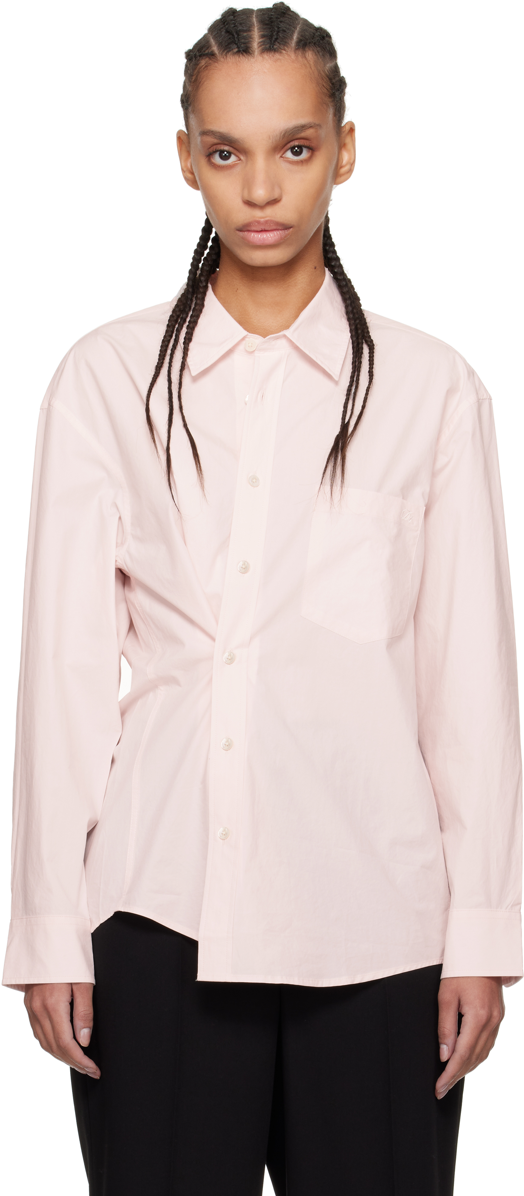 Pink Paperly Oversized Shirt