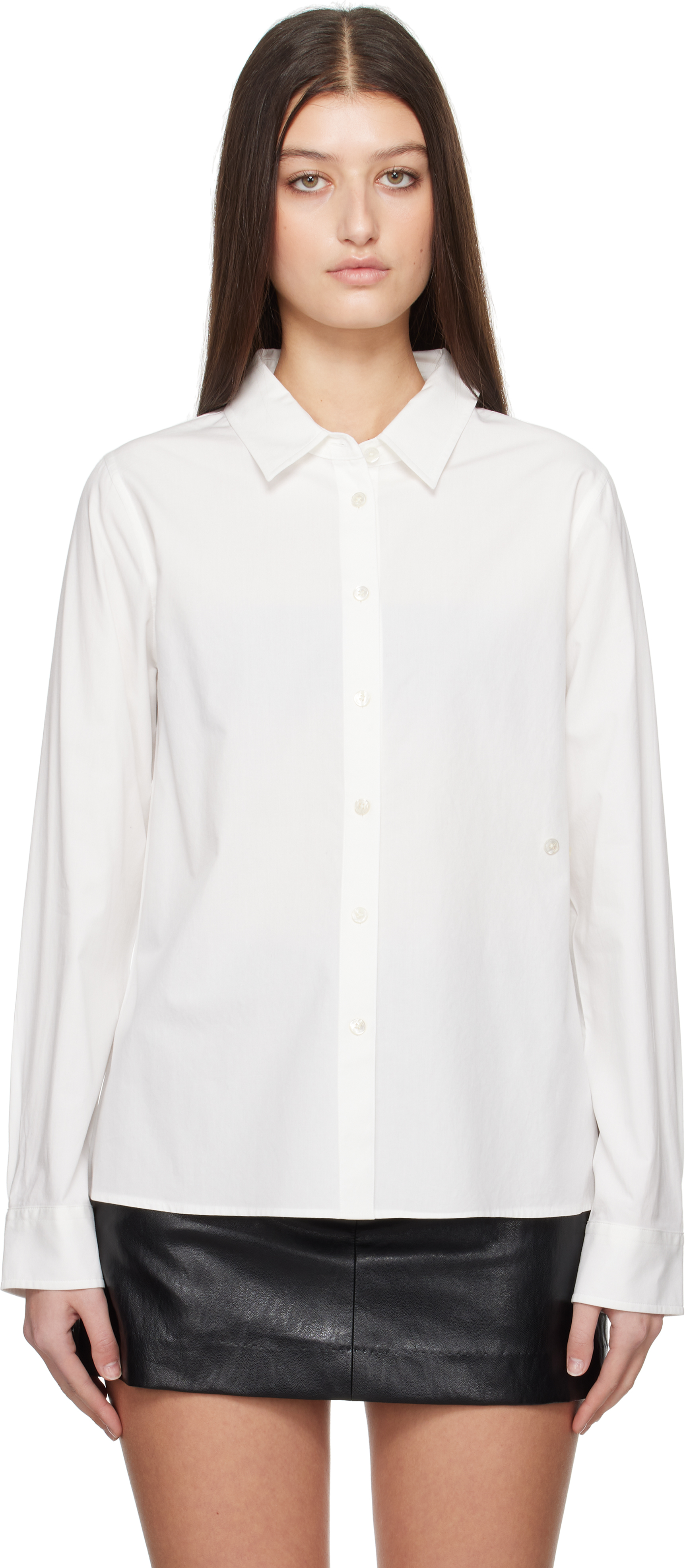 White Essential Slim Shirt