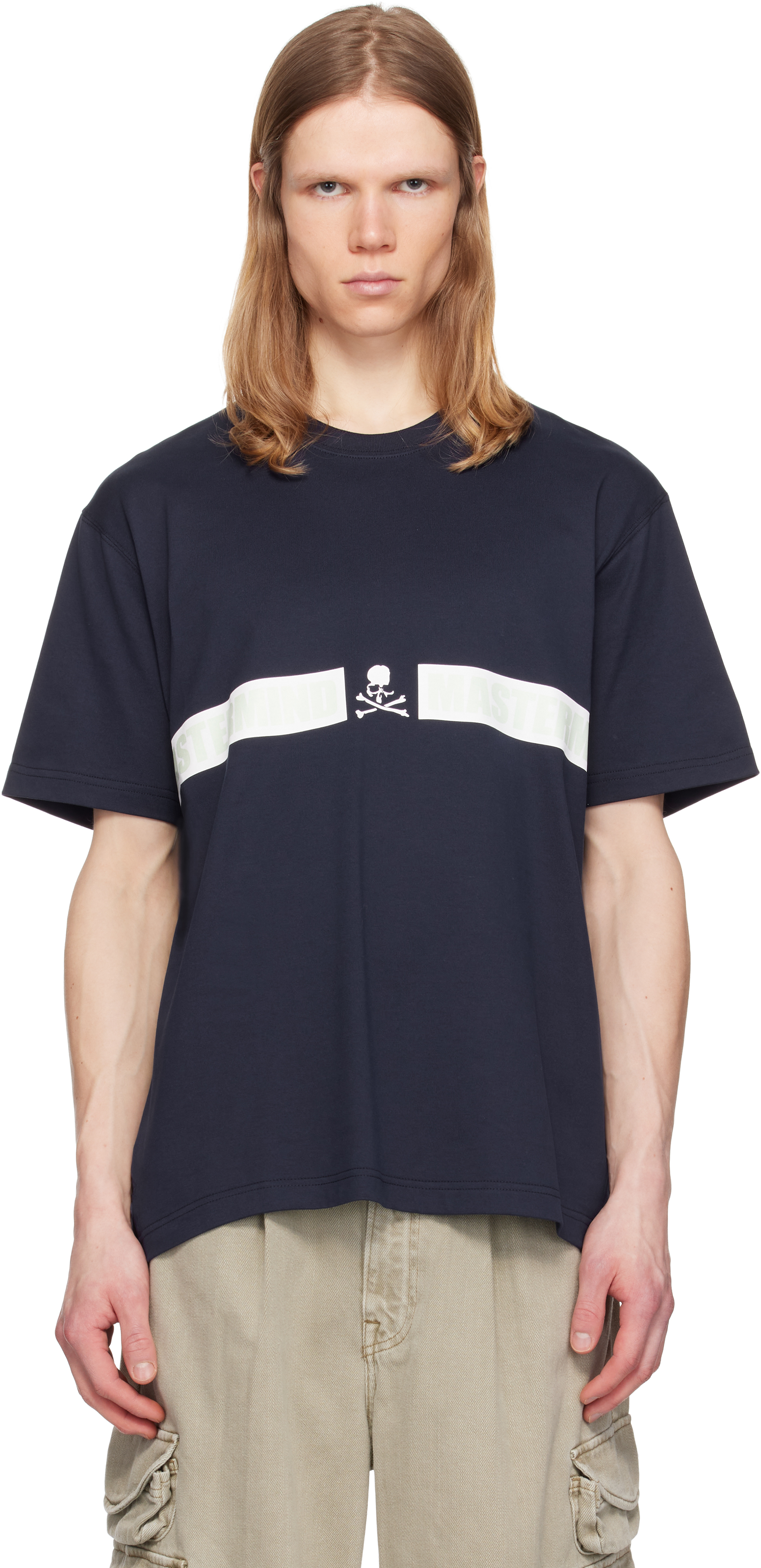 【関税込み】MASTERMIND WORLD ネイビー MW UV Tシャツ Navy MW UV T-shirt by MASTERMIND WORLD on Sale