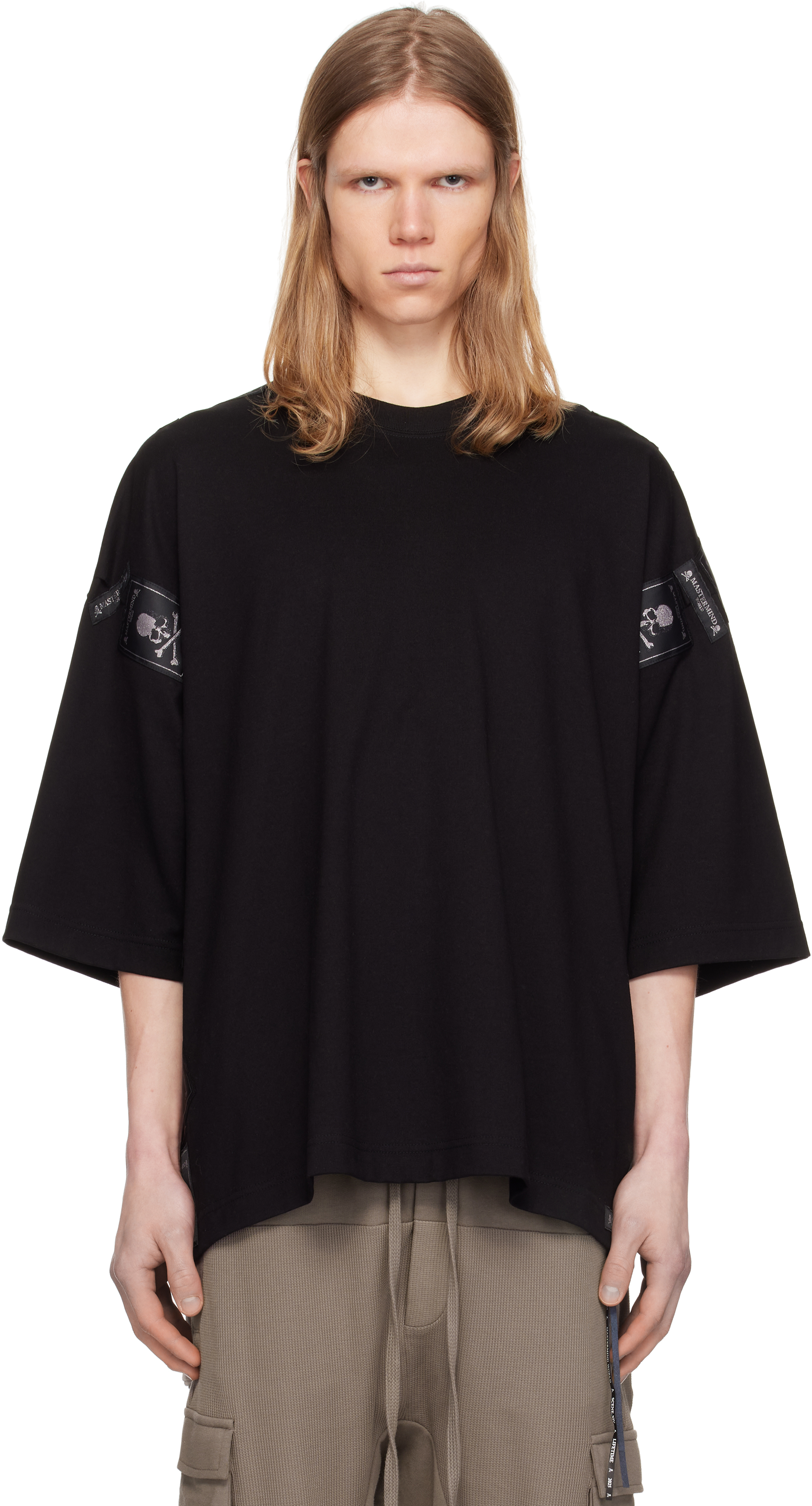 【関税込み】MASTERMIND WORLD タン MW Flash Tシャツ MASTERMIND WORLD: Yellow MW Flash T-shirt | SSENSE