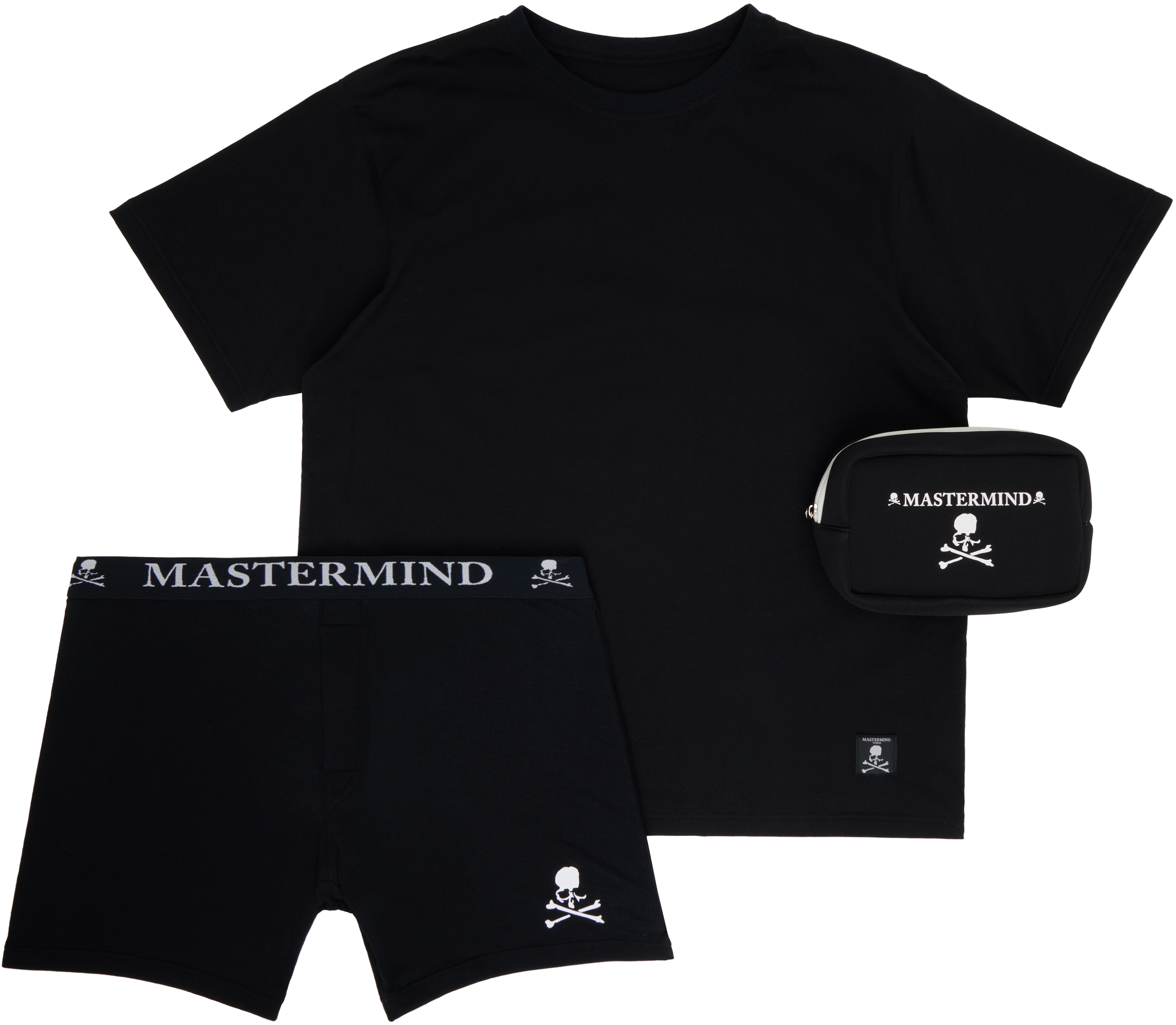 Black MW T-shirt 
Boxers Set