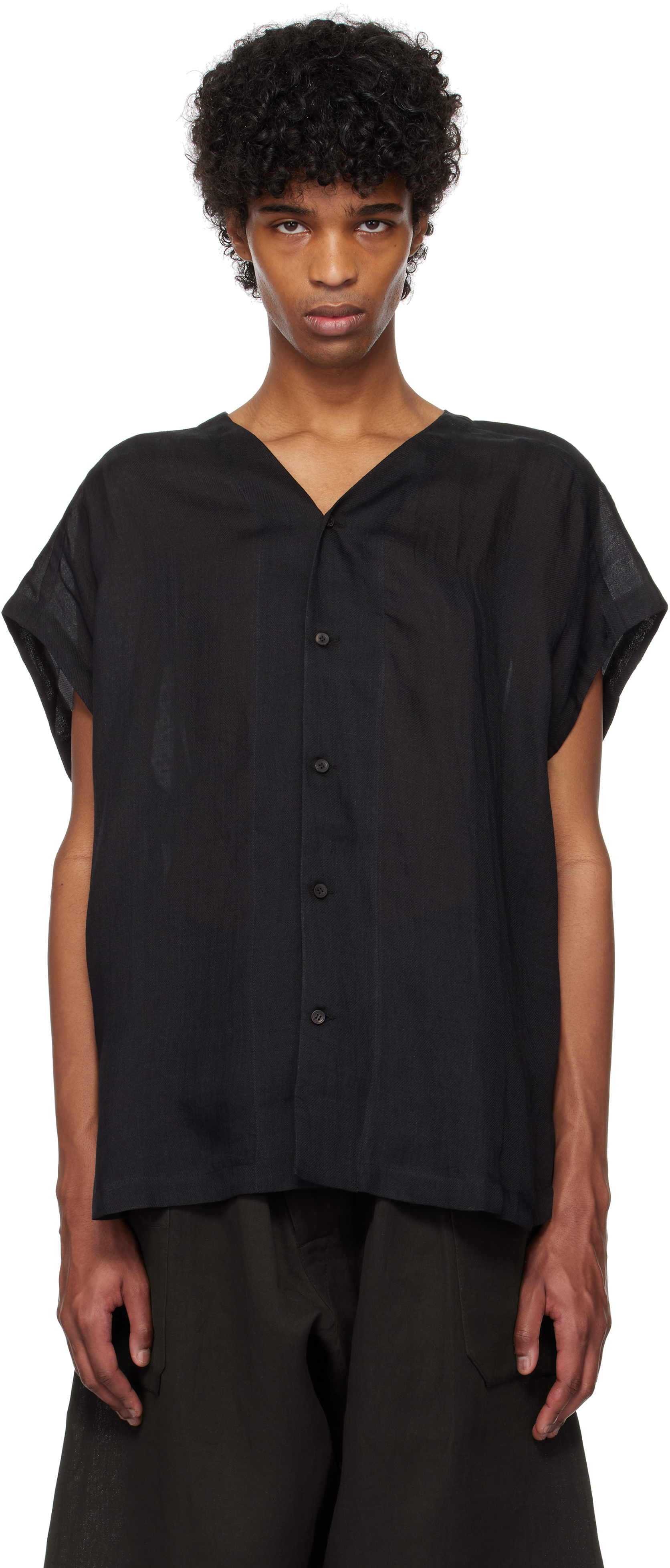 【関税込み】Jan-Jan Van Essche ブラック #86 Tシャツ Jan Jan Van Essche クルーネック Tシャツ | ブラック | FARFETCH JP
