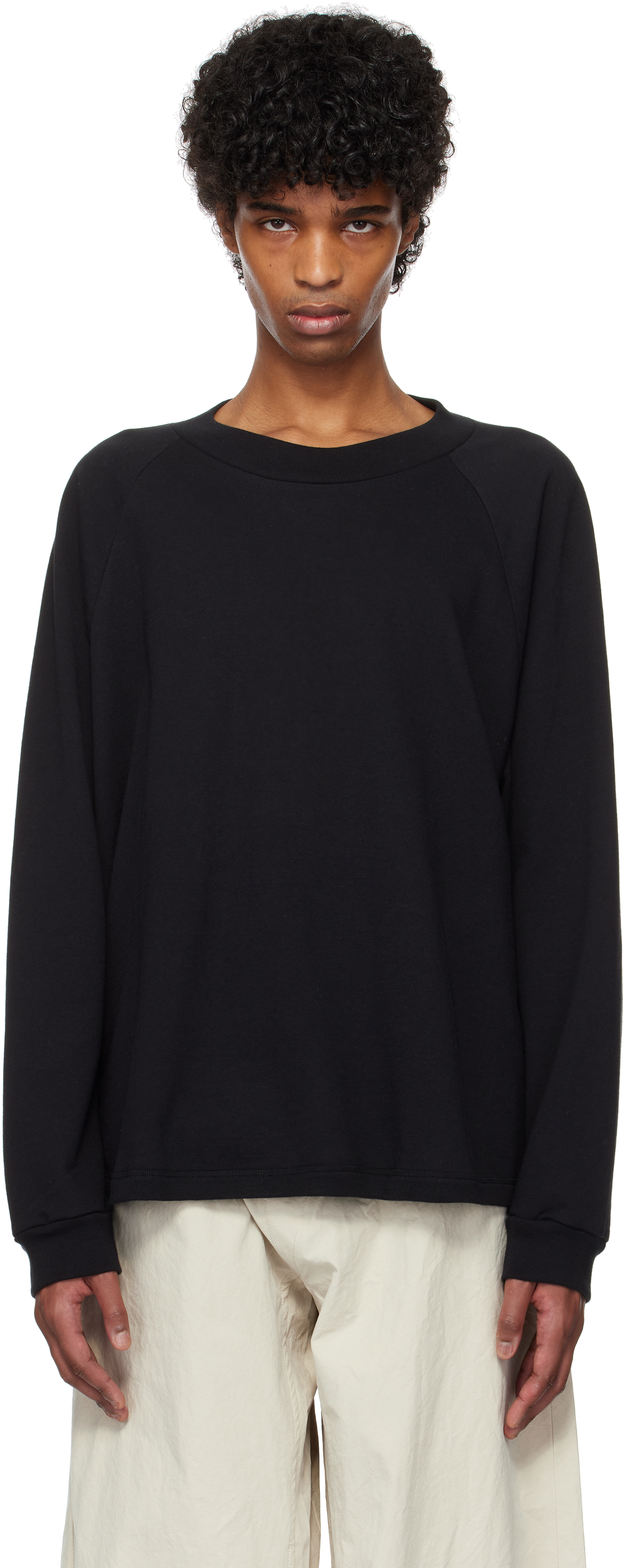 【関税込み】Jan-Jan Van Essche ブラック #63 スウェットシャツ Jan-Jan Van Essche Sweat #63, Black – Glasswing