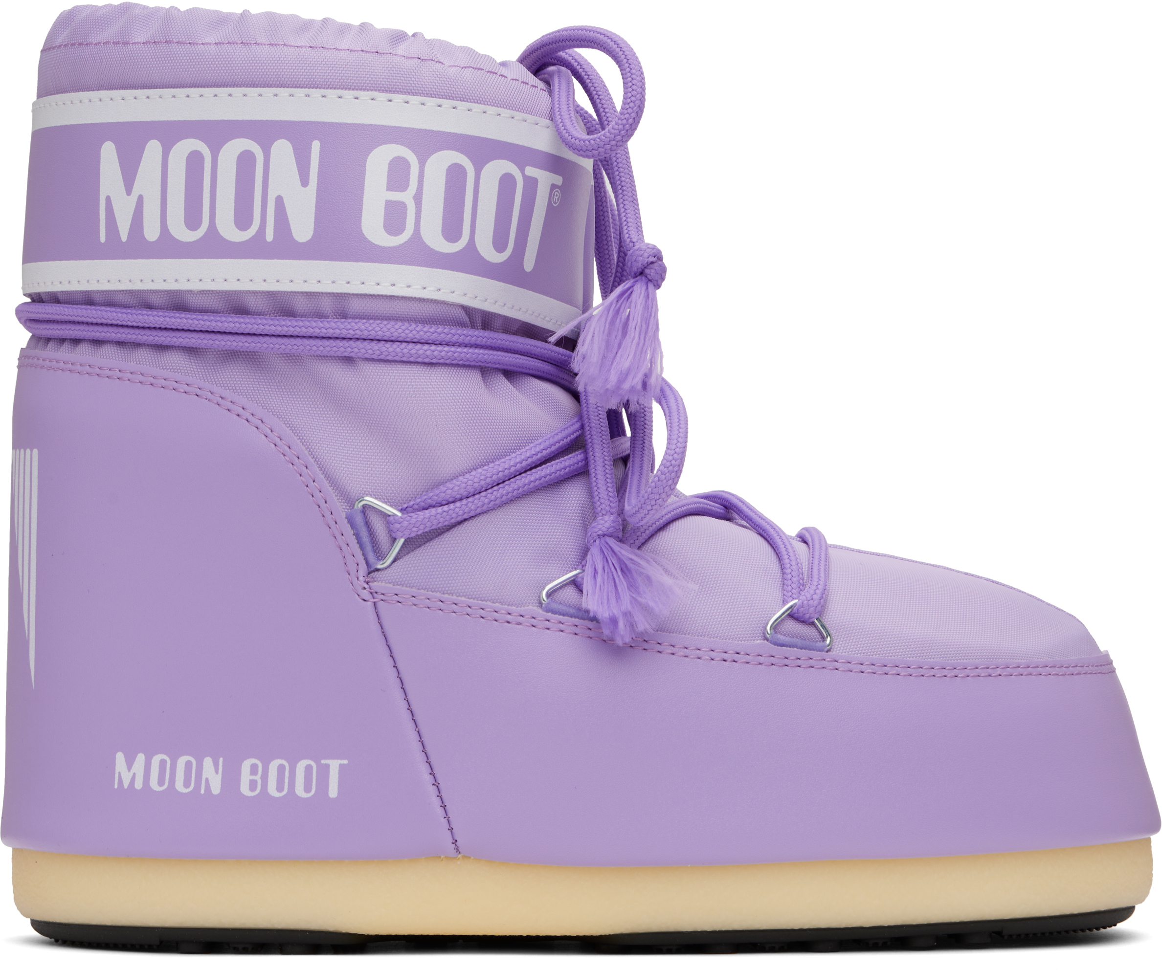 【MOON BOOT】アイコン ナイロン ブーツ シューレース 関税送料込】MOON BOOT アイコン ナイロン スノーブーツ (MOON