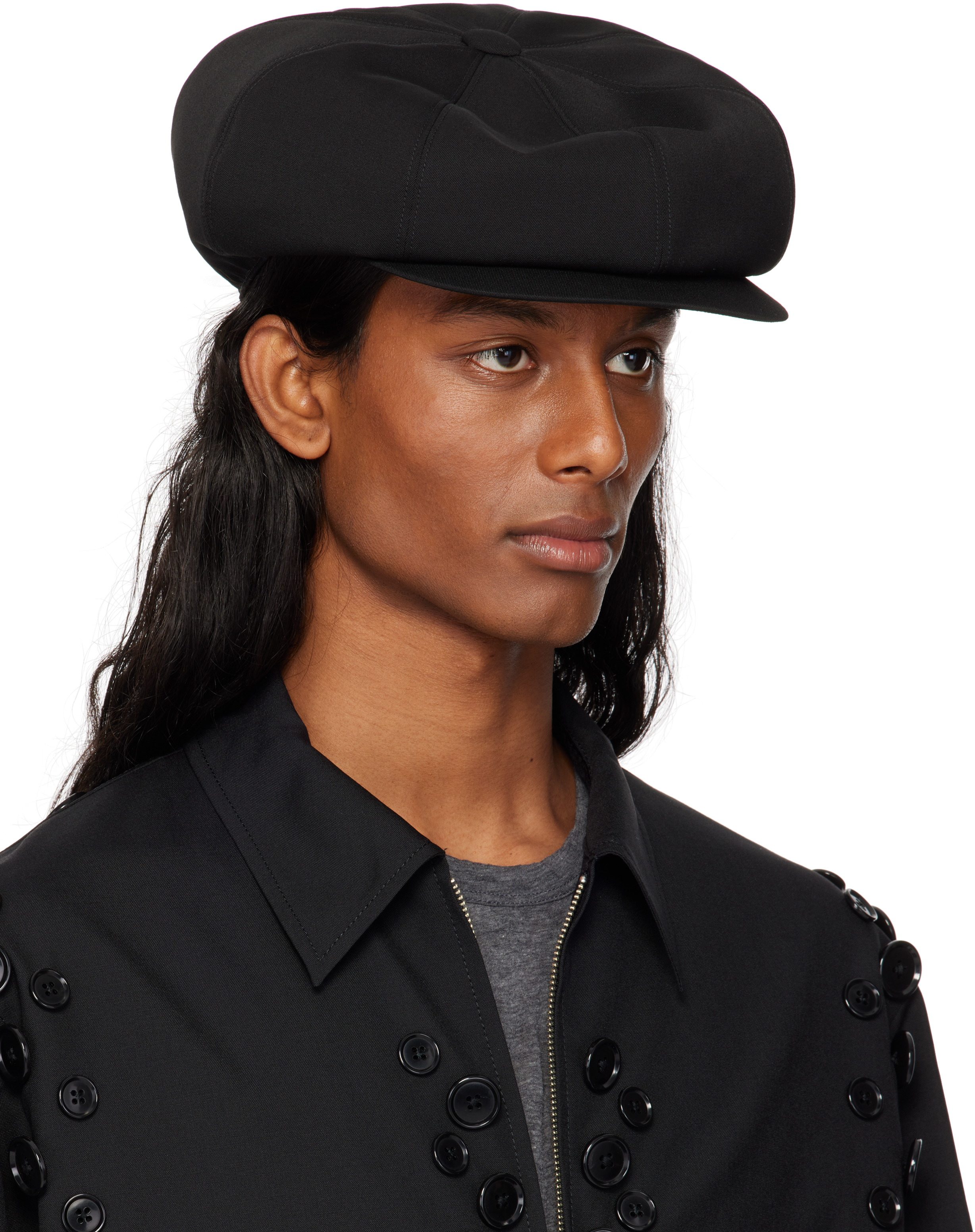 TAKAHIROMIYASHITA THE SOLOIST BLACK KIJIMA TAKAYUKI EDITION TYPE 02 FLAT CAP