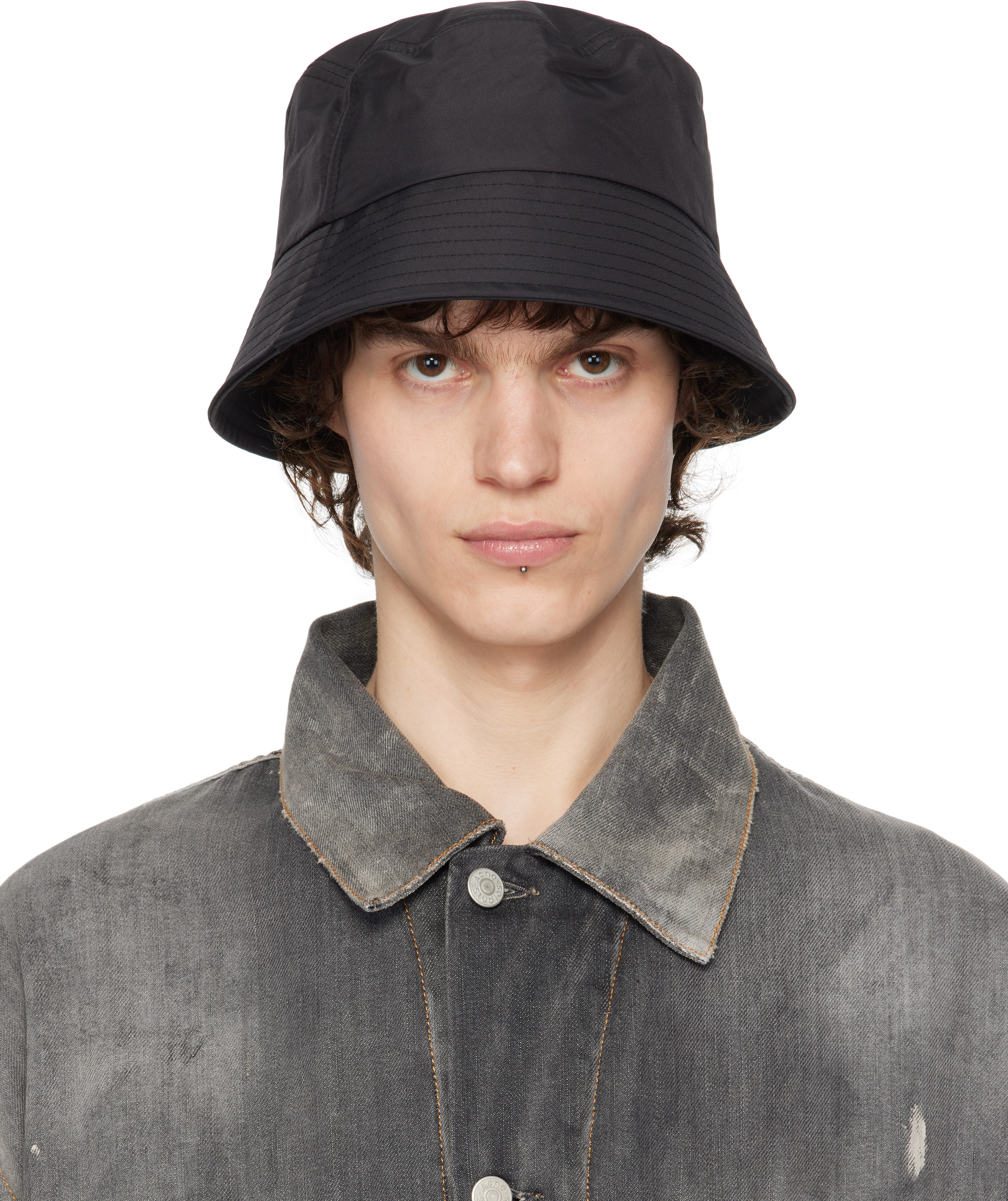 Black GORE-TEX WINDSTOPPER Tech Bucket Hat