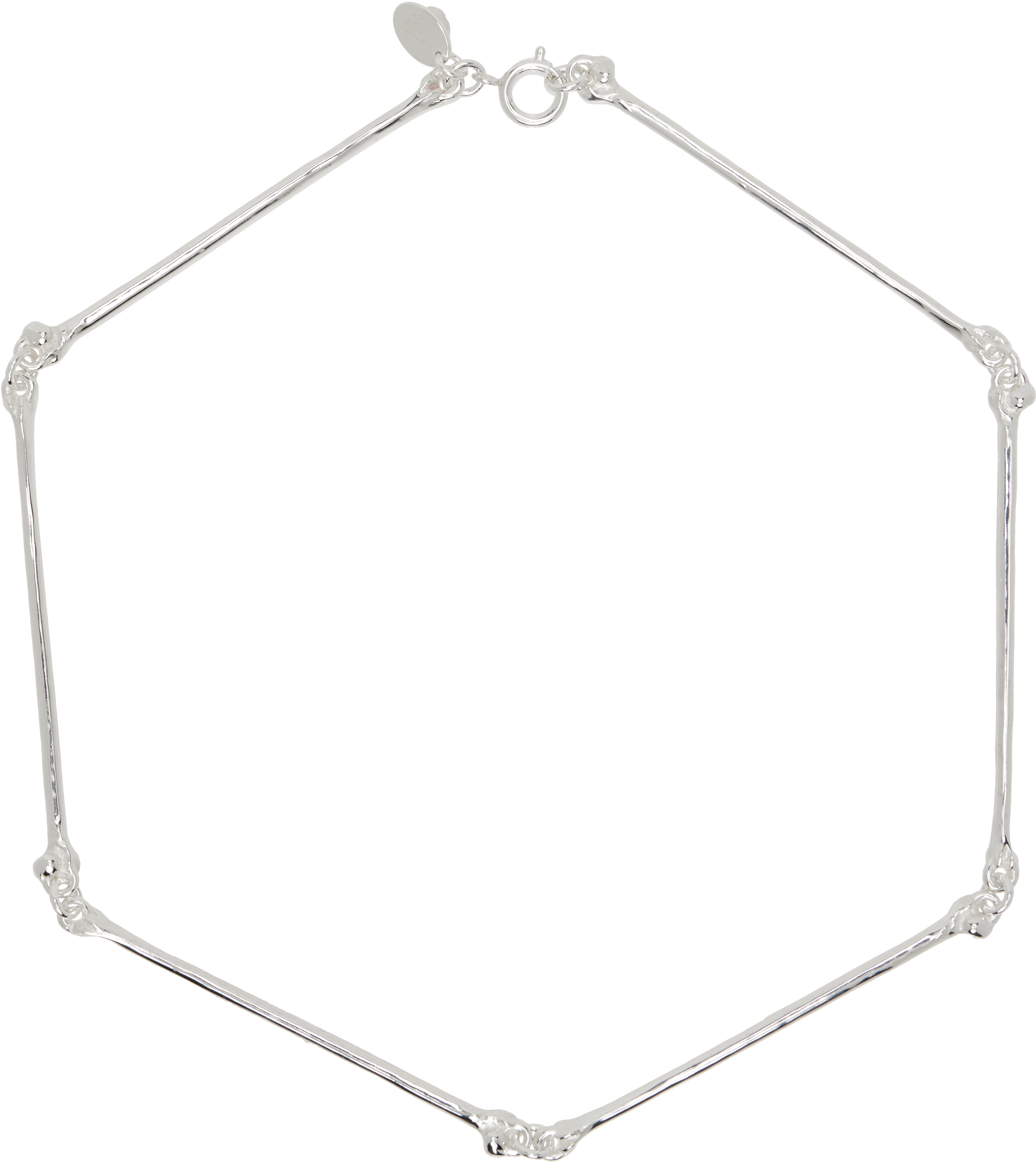 TAKAHIROMIYASHITA TheSoloist.: Silver Skeleton Bone Necklace