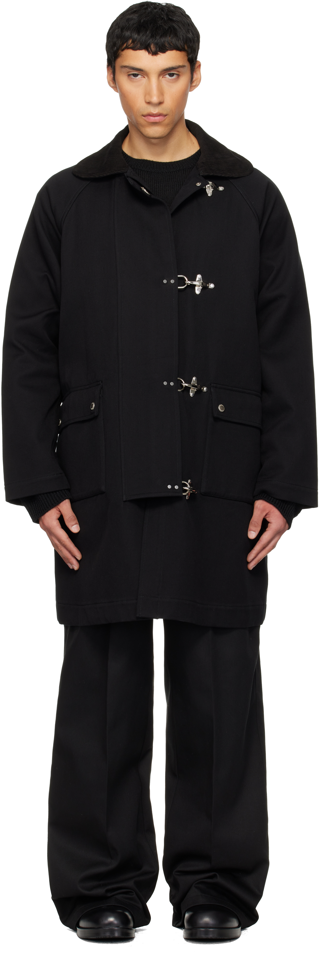 TAKAHIROMIYASHITA TheSoloist. Black Fireman Coat