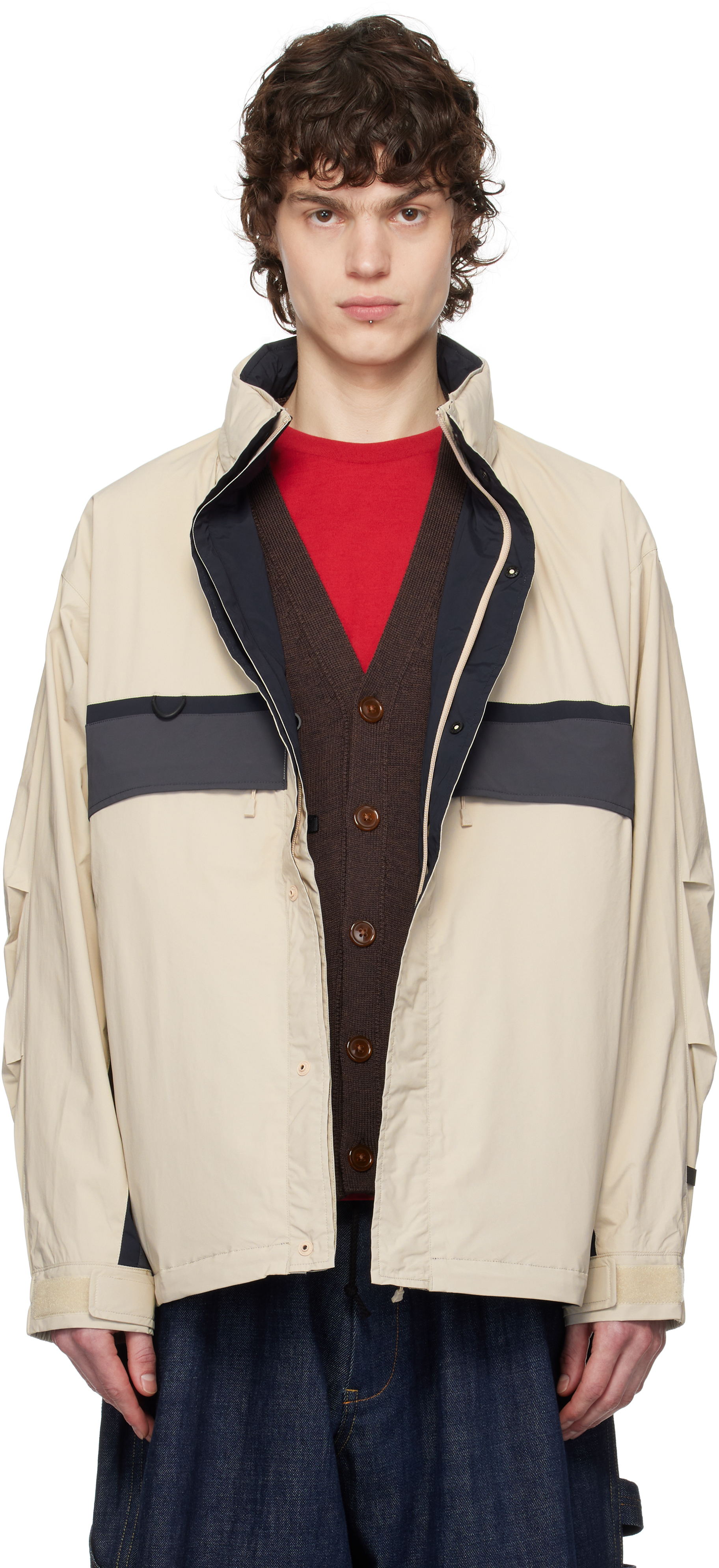 Beige Tech Extreme Liner Jacket