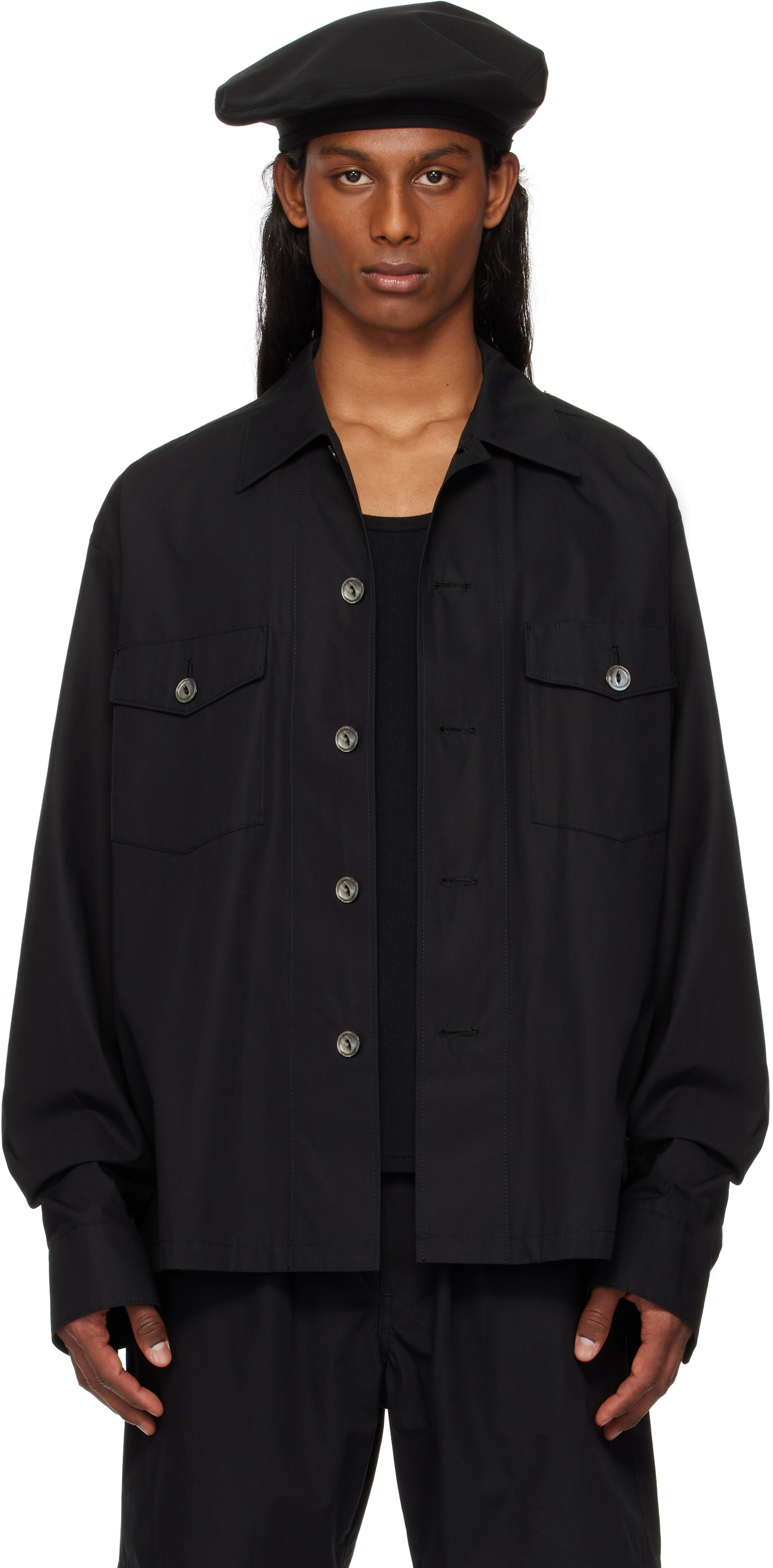 Black Smokey Type 01 Overshirt