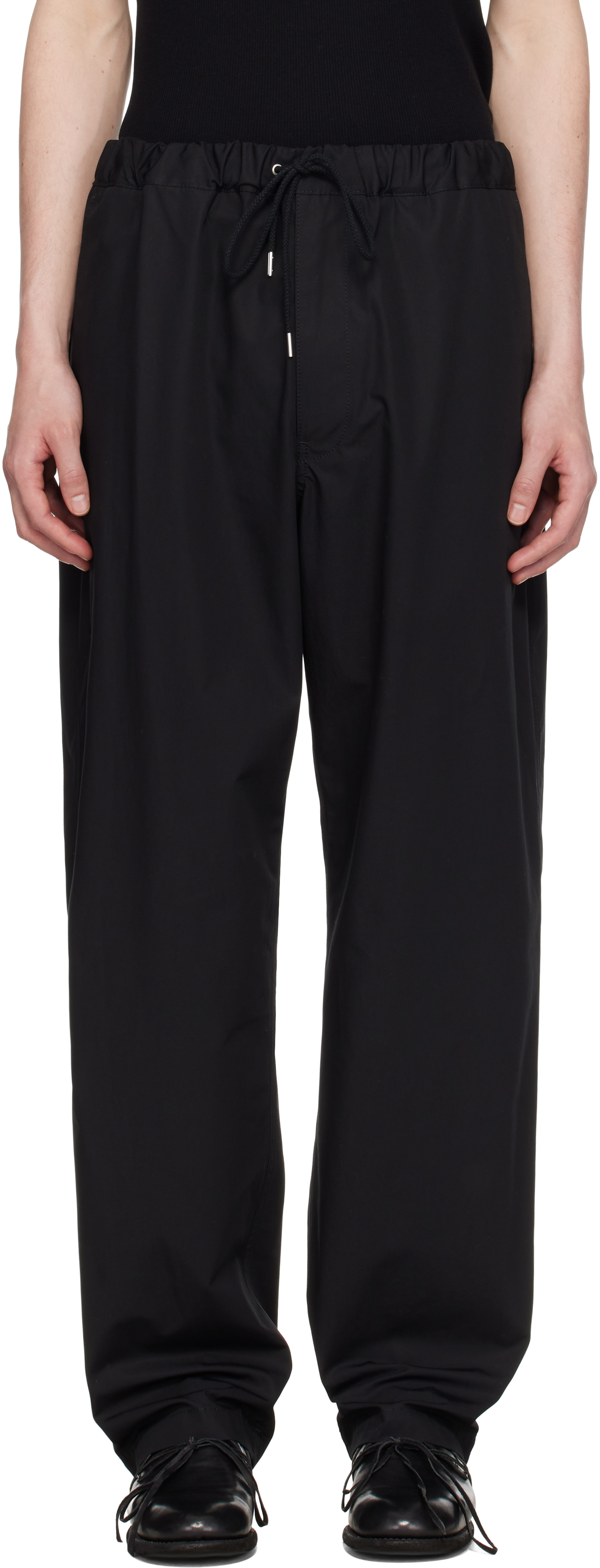 Black Easy Trousers