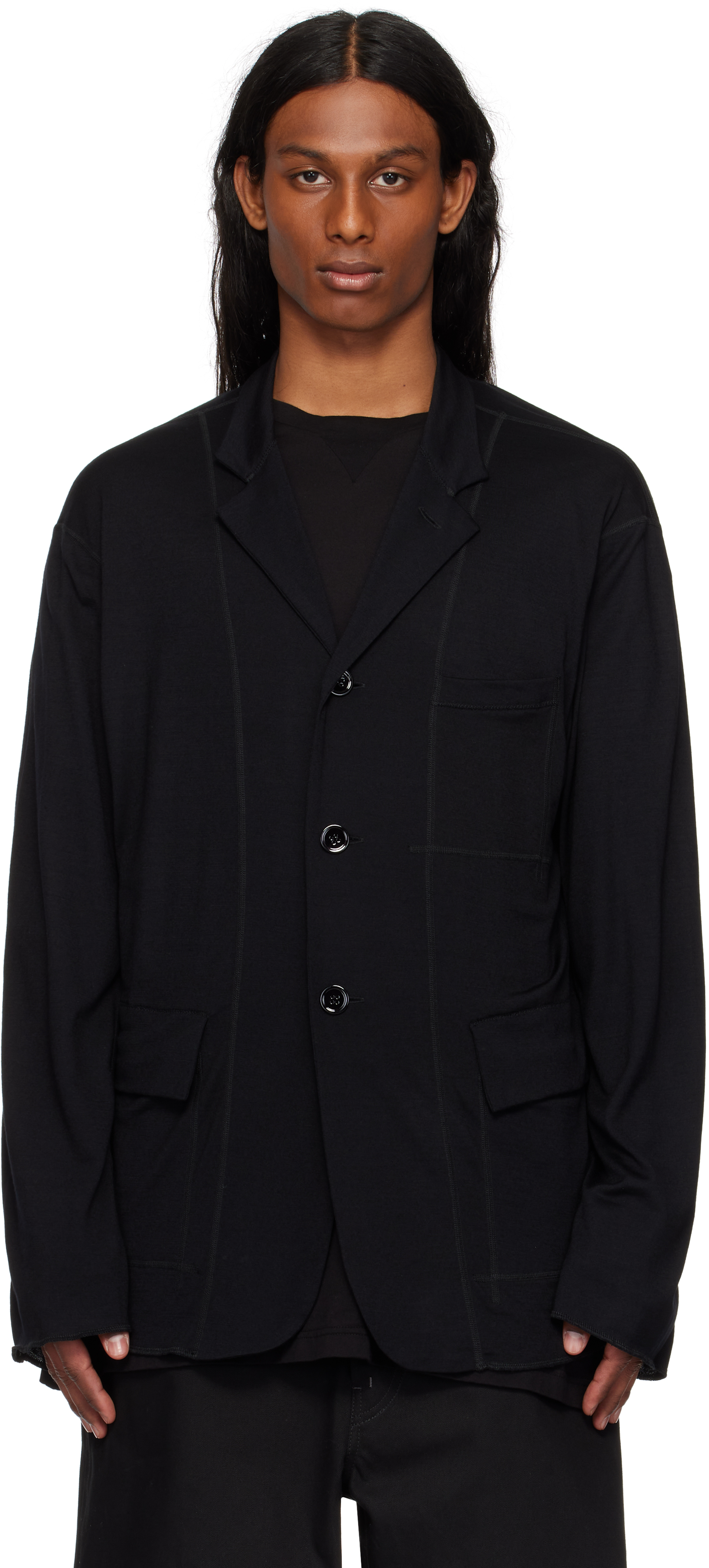 Black Pajama Blazer