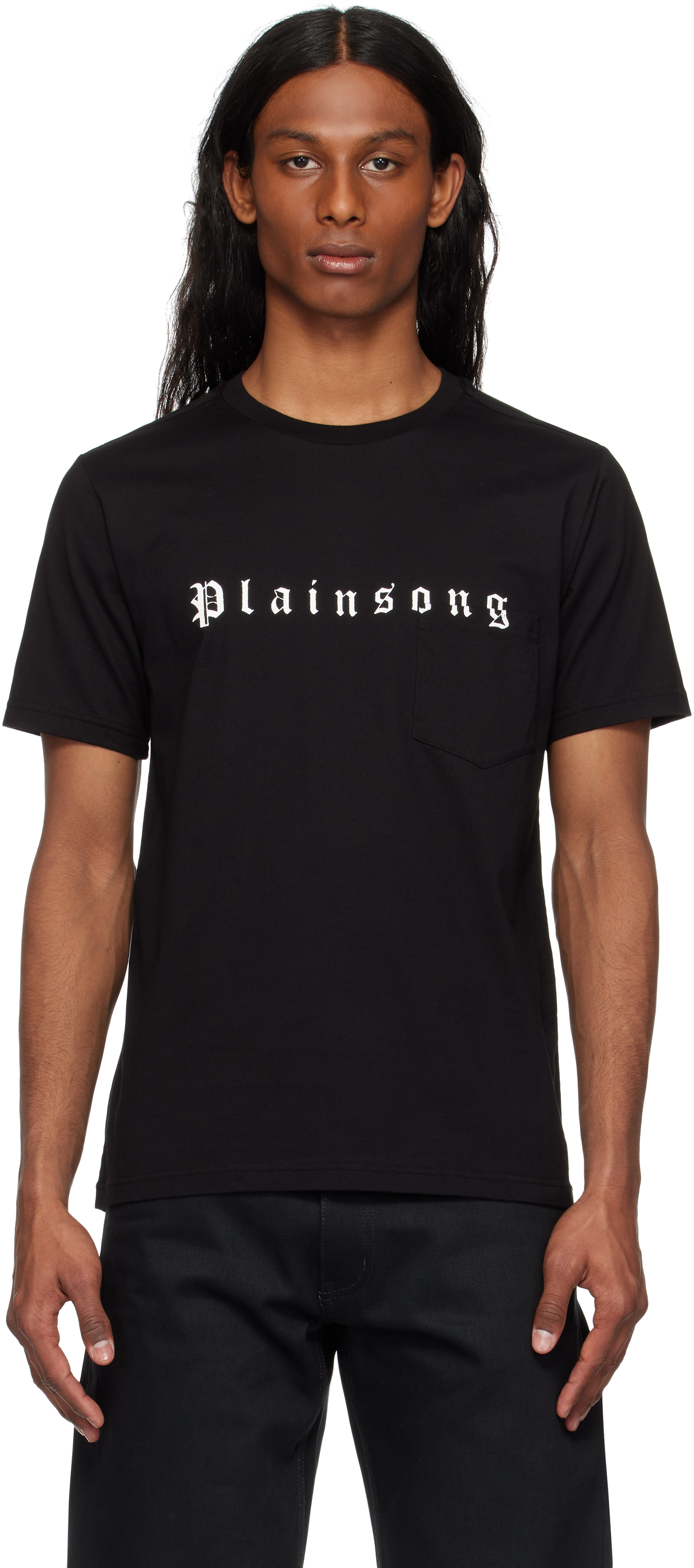 Black 'Plainsong' T-shirt
