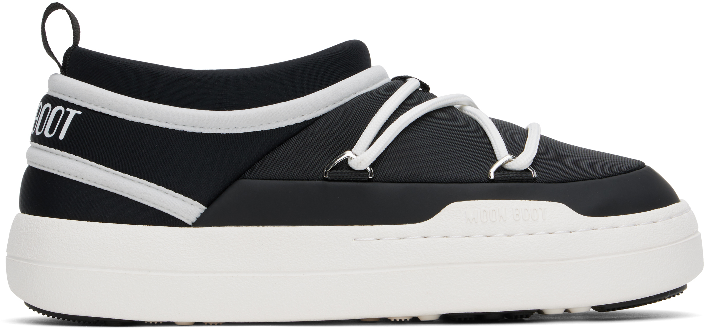 White & Black Park Icon Loafers