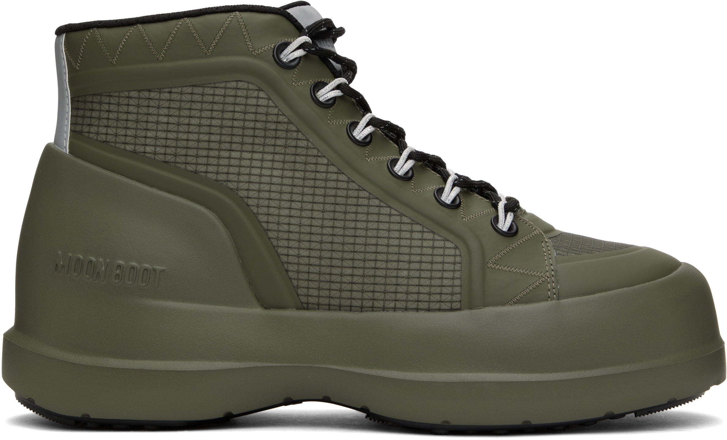 【MOON BOOT】ICON カーキ ナイロン ブーツ ICON KHAKI NYLON BOOTS | Moon Boot® Official CF Store