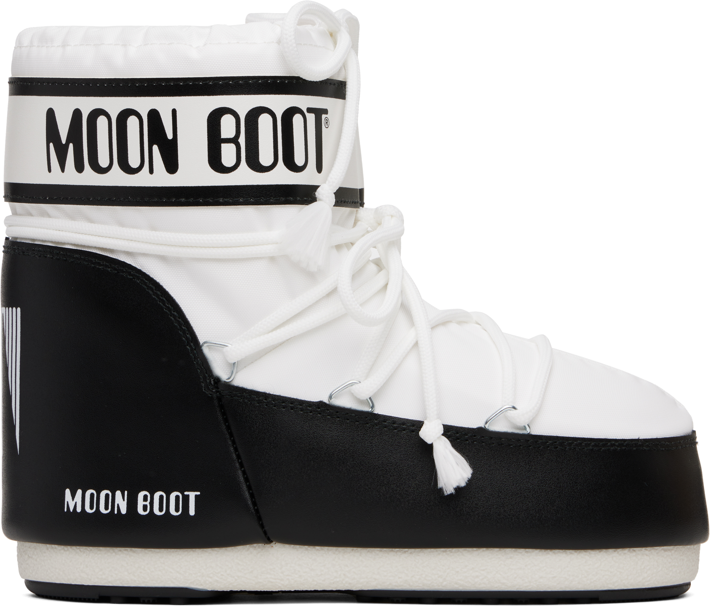 ショートブーツ・ブーティ MOON BOOT Black nylon Park Soft ankle boots (2470010 N001) ICON LOW BLACK NYLON BOOTS | Moon Boot®