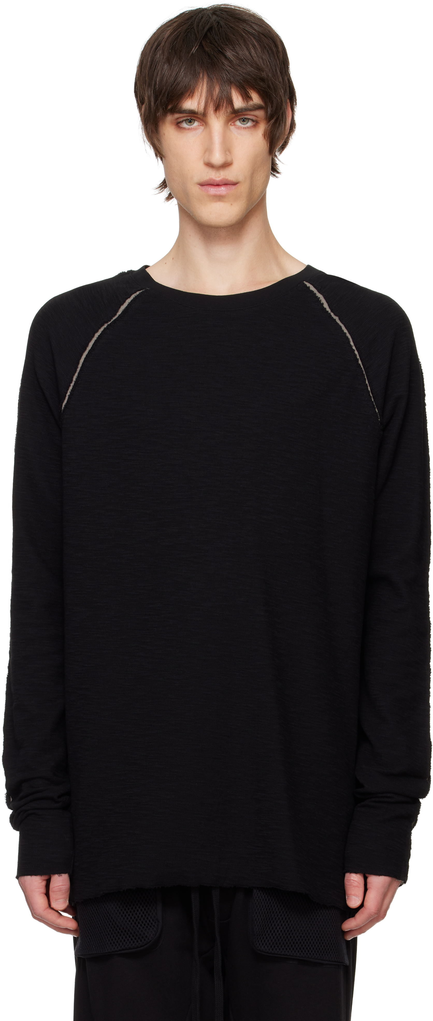 thom/krom Black M TS 833 Long Sleeve T-shirt