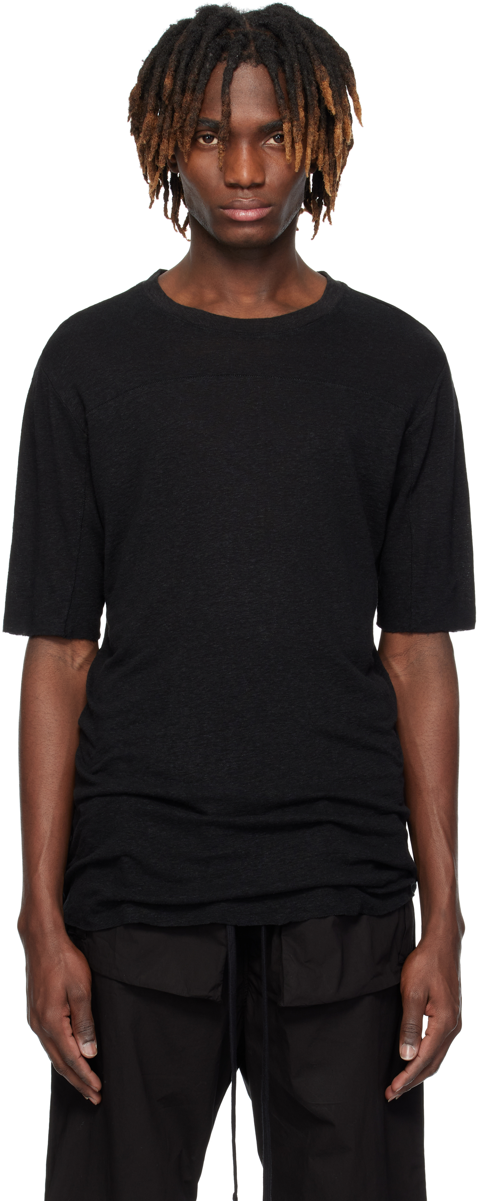 【関税込み】thom/krom ブラック M TS 833 長袖Tシャツ メンズ Thom Krom Tシャツ (長袖) | オンラインセールは最大40