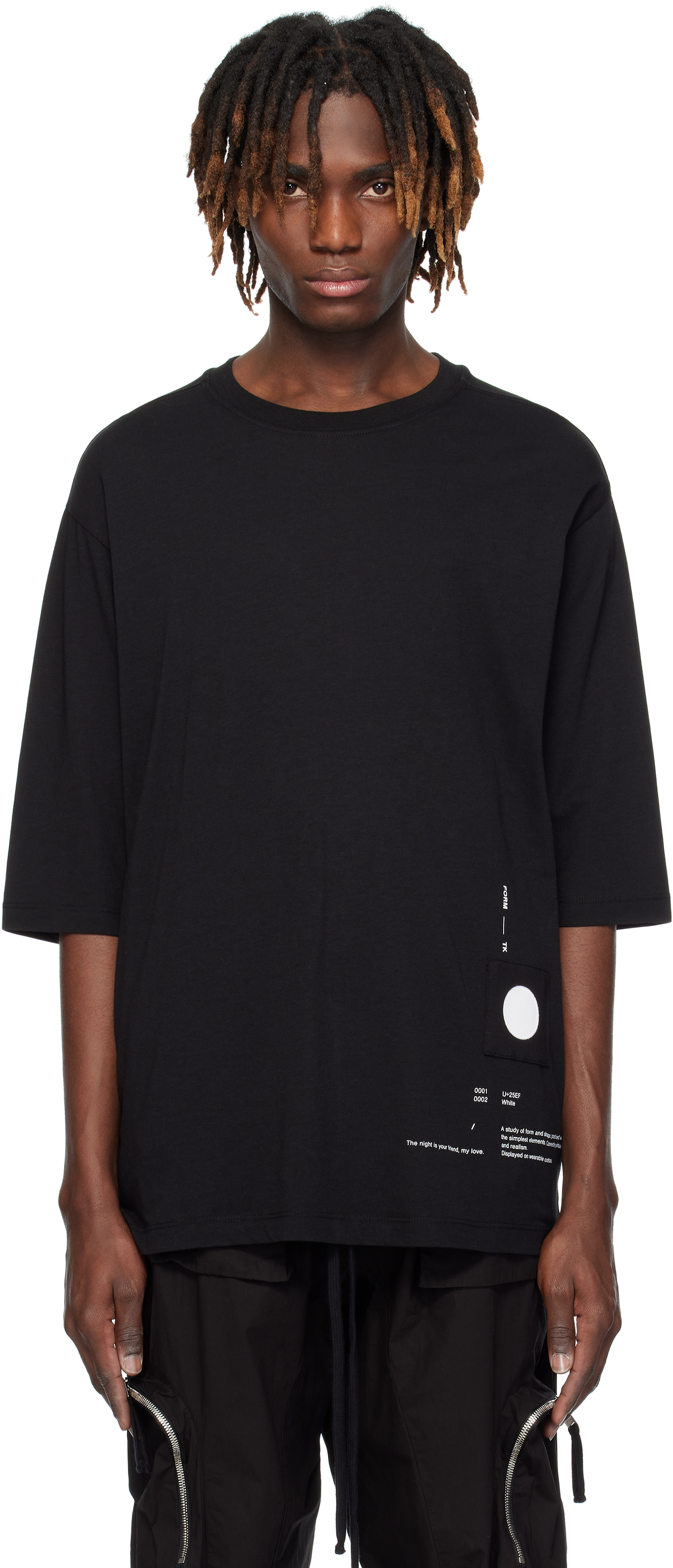 Scar Stitched Fitted Cotton T-Shirt by Thom Krom | Shop