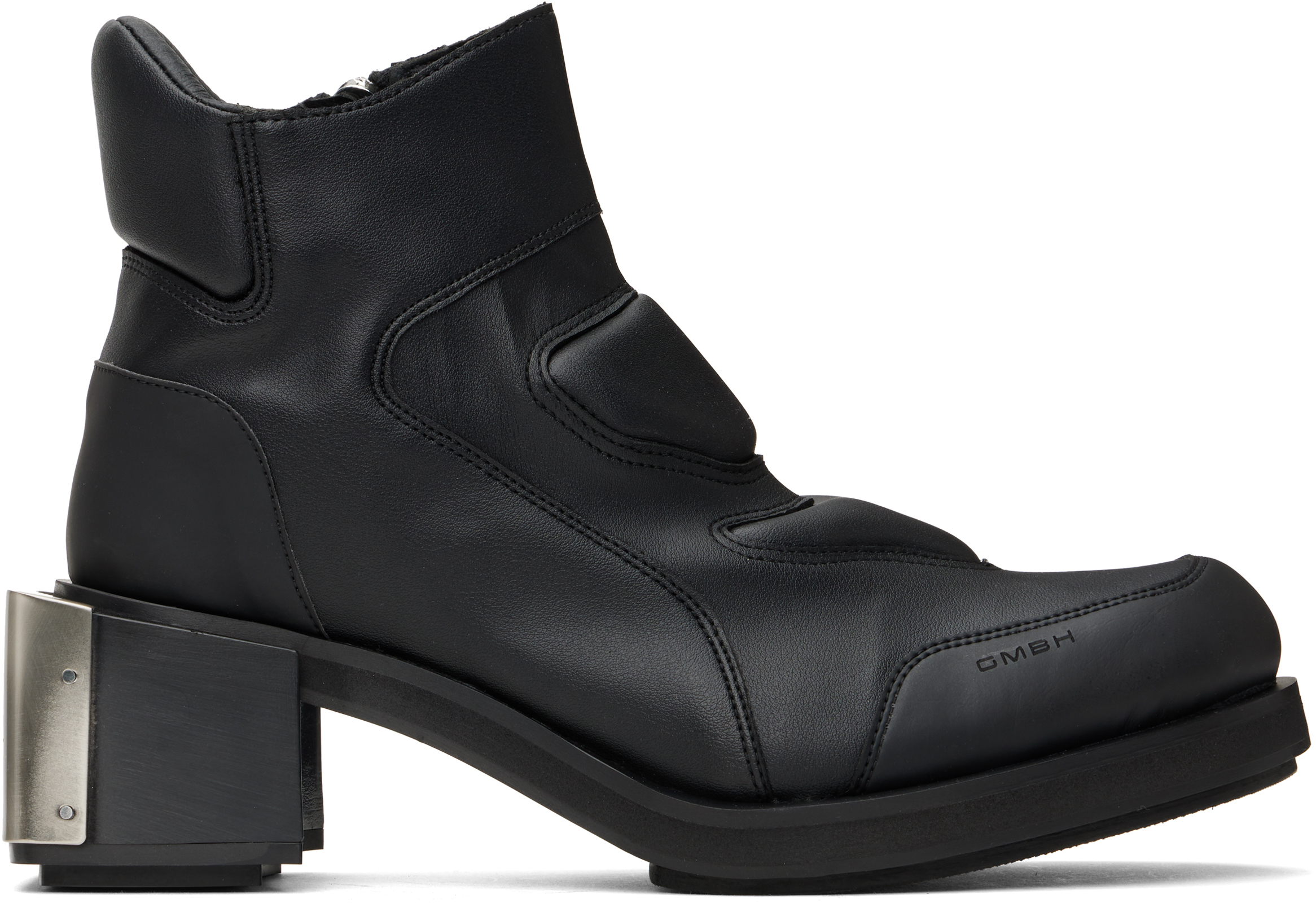 Black Baris Moto Boots