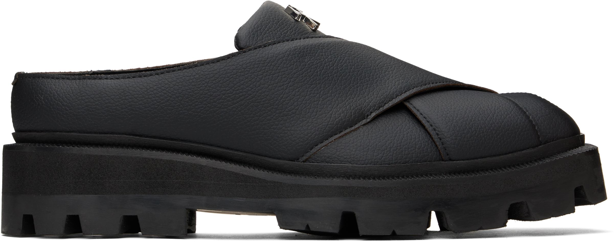 Black Basim Crossover Mules