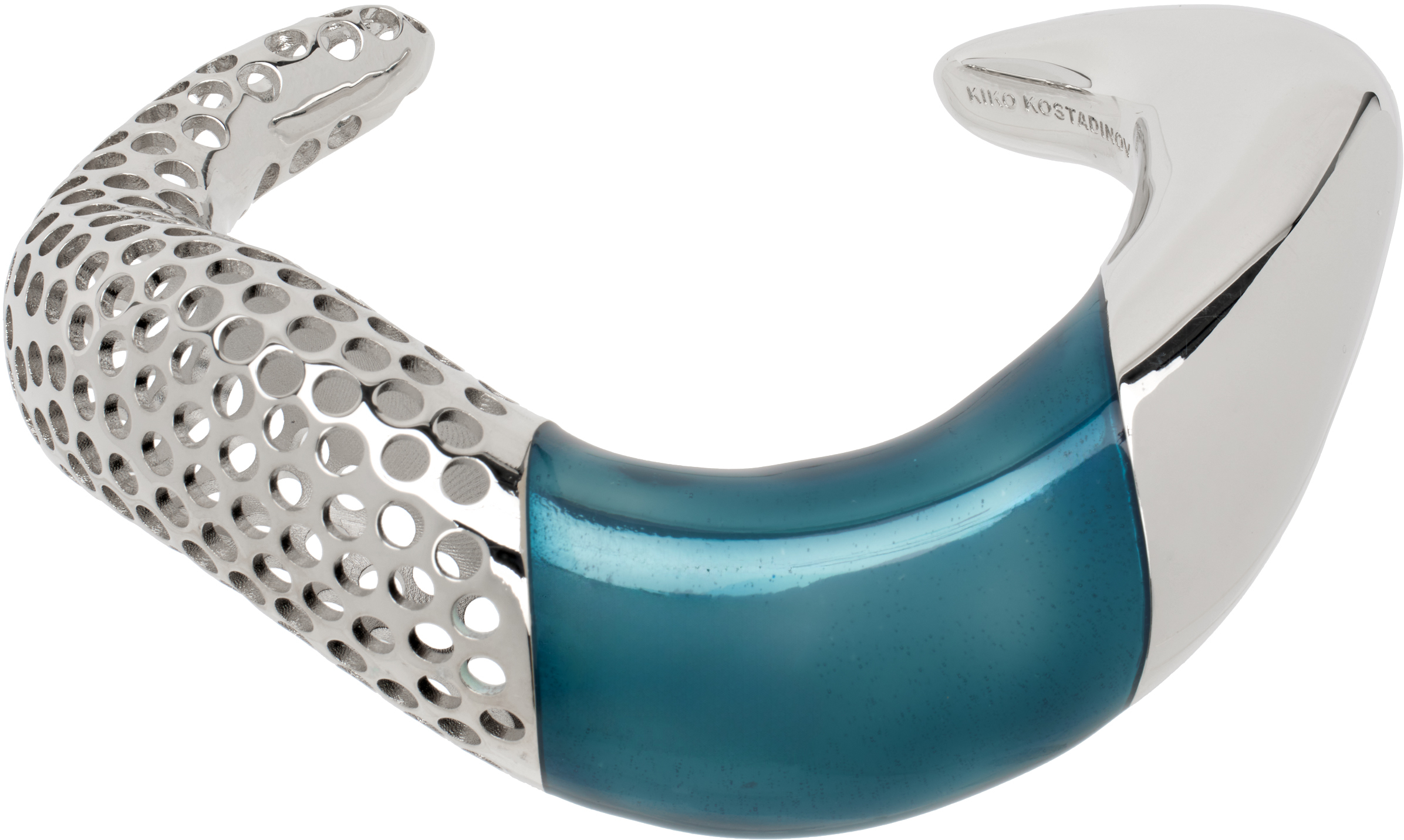 Silver & Blue Liber Bracelet
