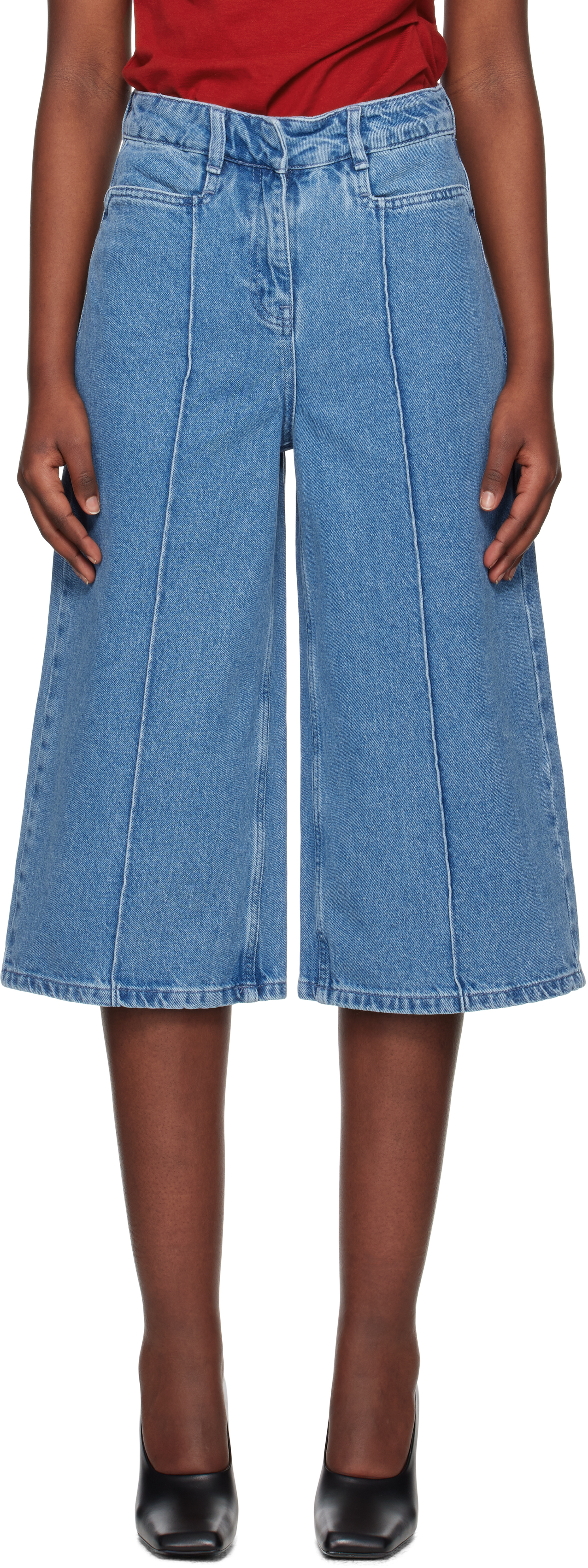 Blue Culotte Jeans