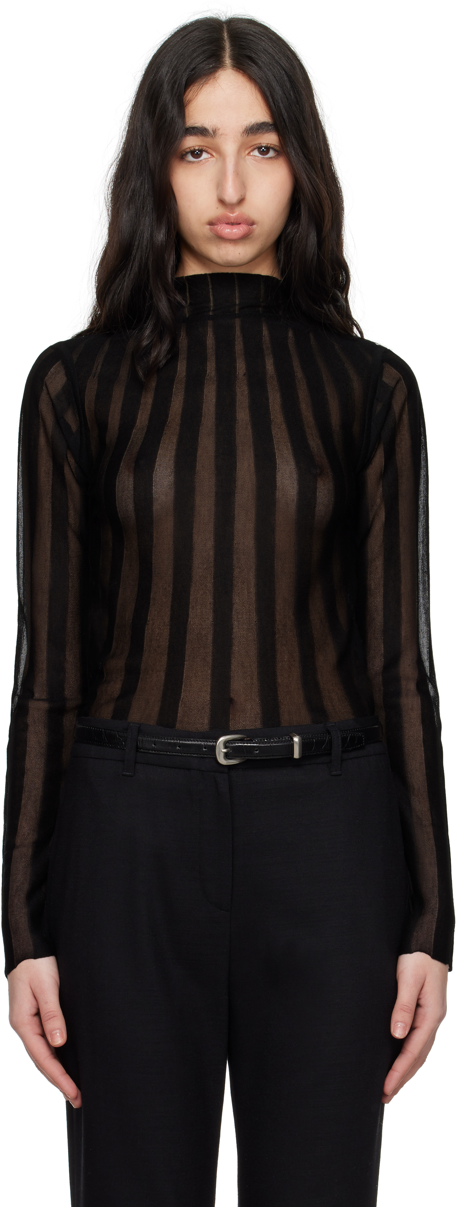 REMAIN BIRGER CHRISTENSEN 売れ筋商品|||リメイン バーガー クリステンセン Tシャツ トップス レディース Tops Black Remain Birger Christensen ウィメンズ | SSENSE 日本
