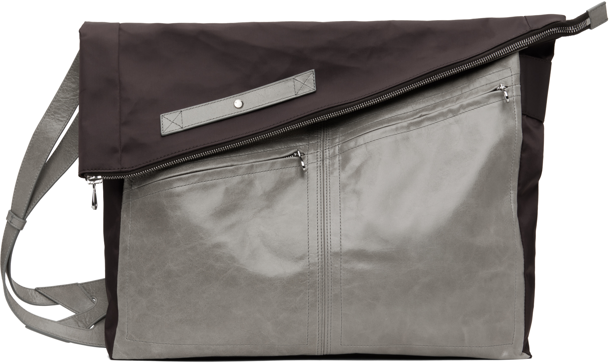 【関税込み】Kiko Kostadinov ブラウン＆グレー Jarocka バッグ Brown & Gray Jarocka Bag by Kiko Kostadinov on Sale