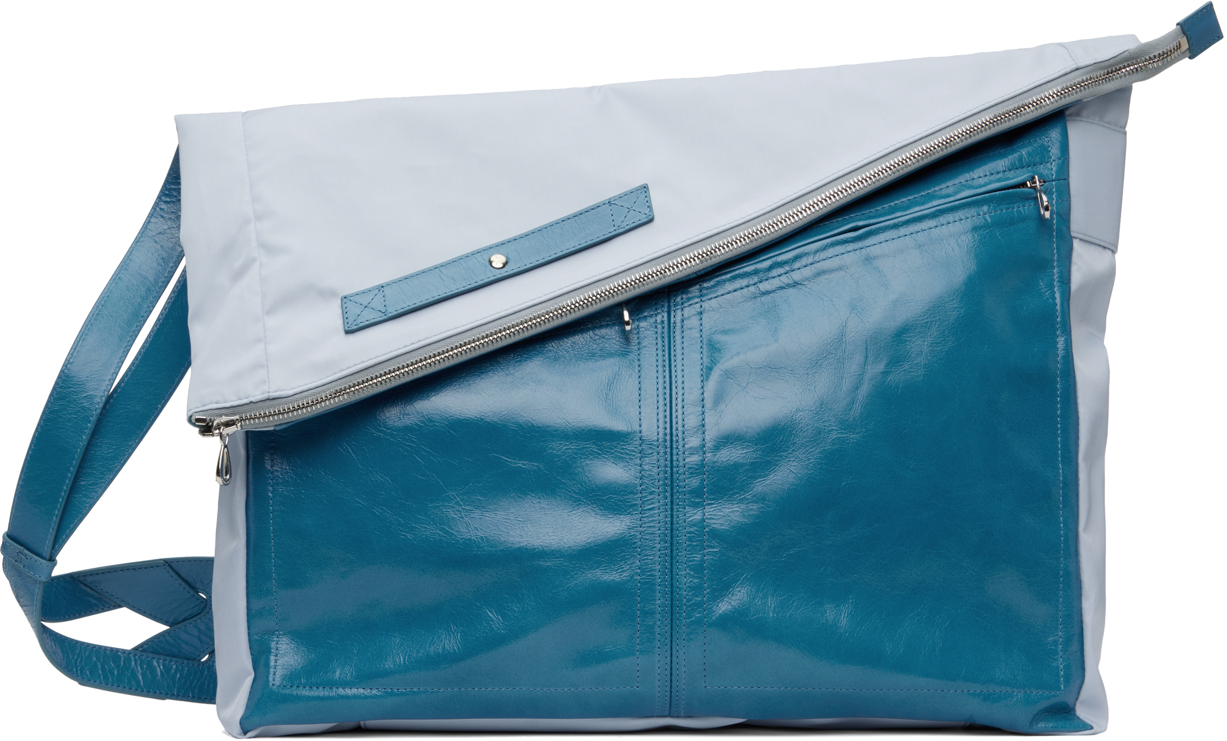 Blue Jarocka Shoulder Bag by Kiko Kostadinov on Sale