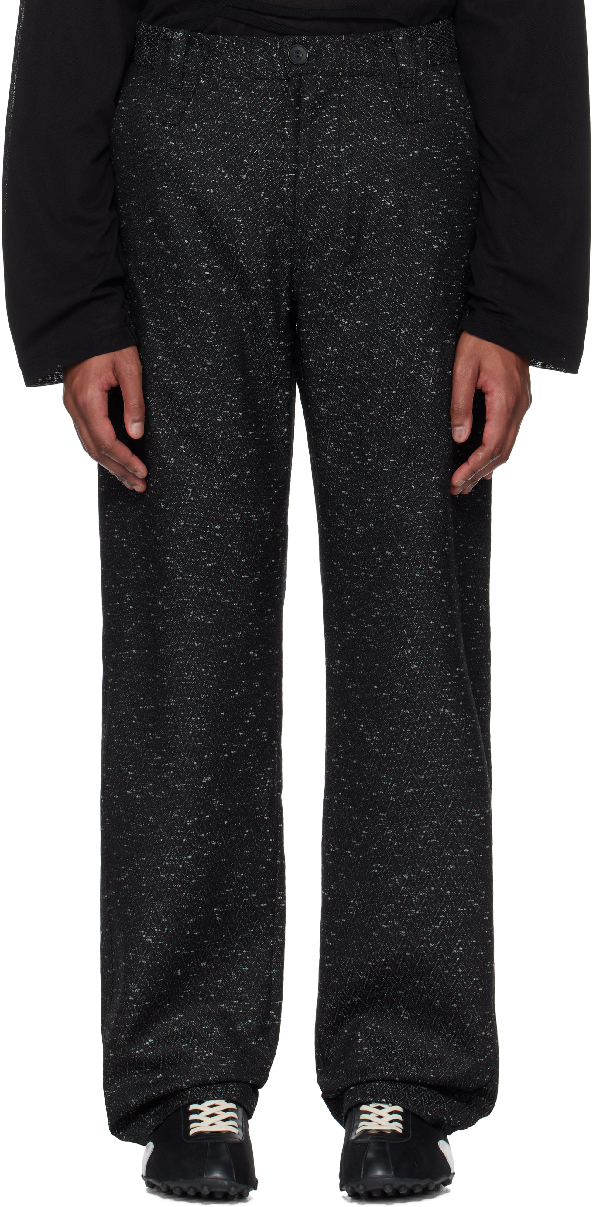 Black Zafar Cargo Pants