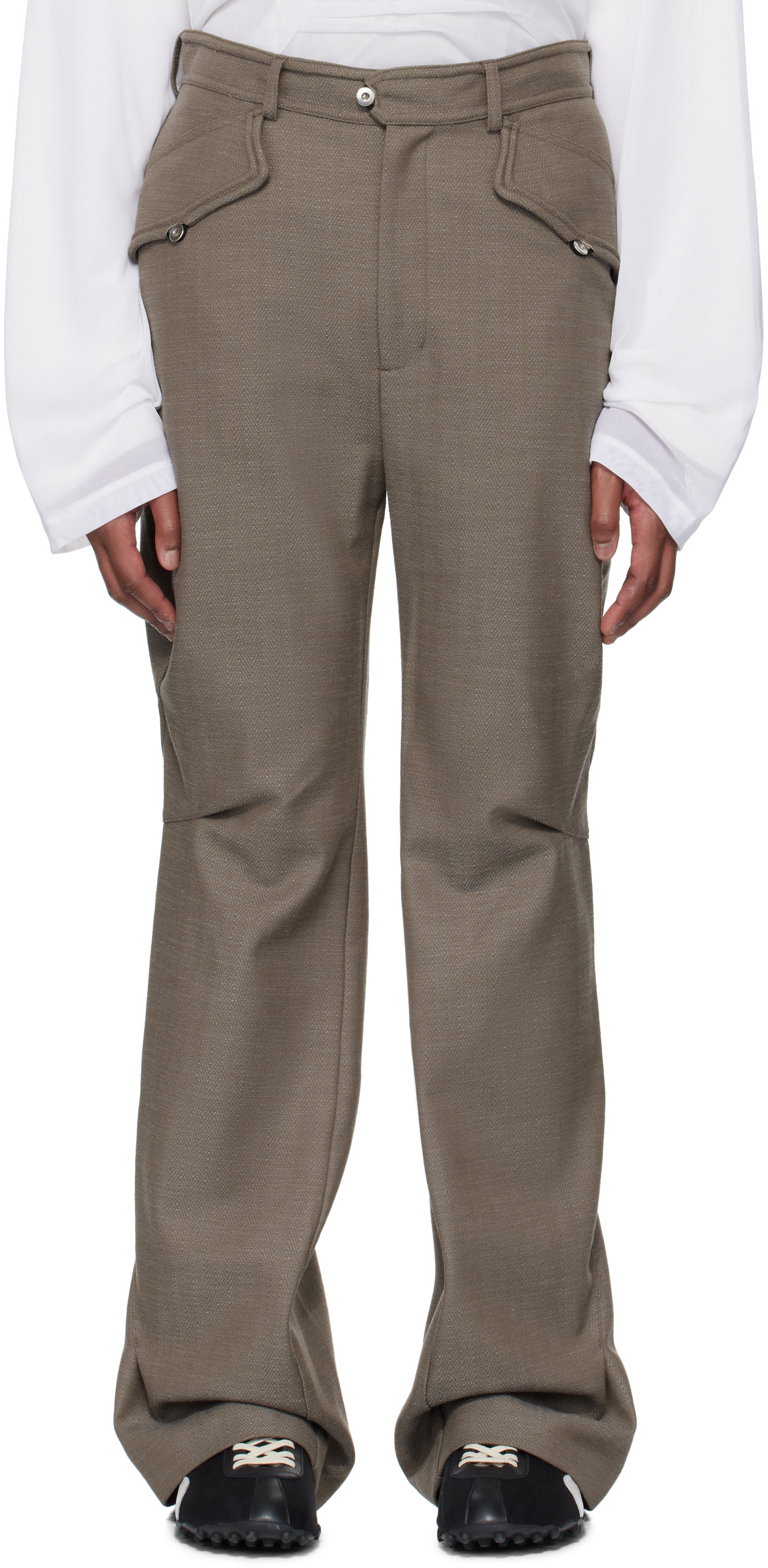 Brown Alec K-Dart Trousers