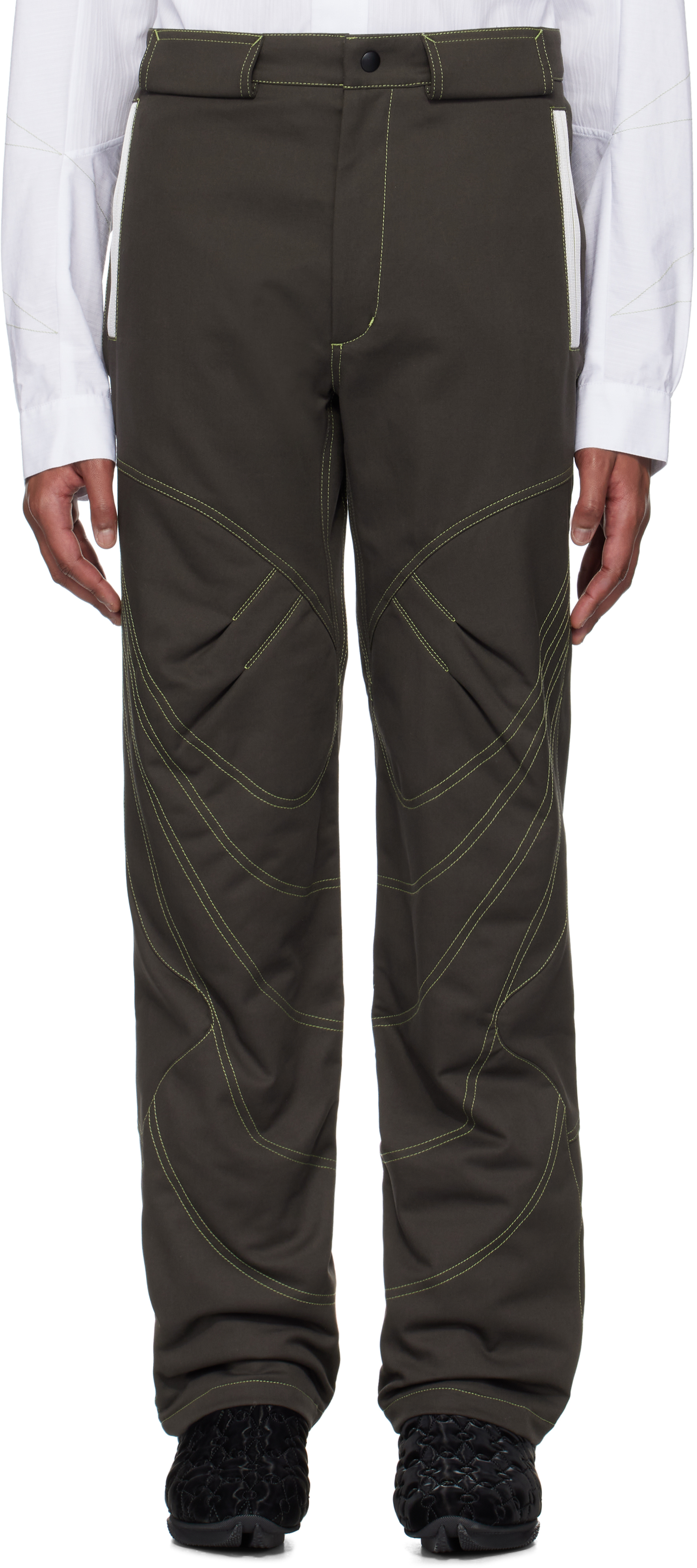 Brown Solix Zip Trousers